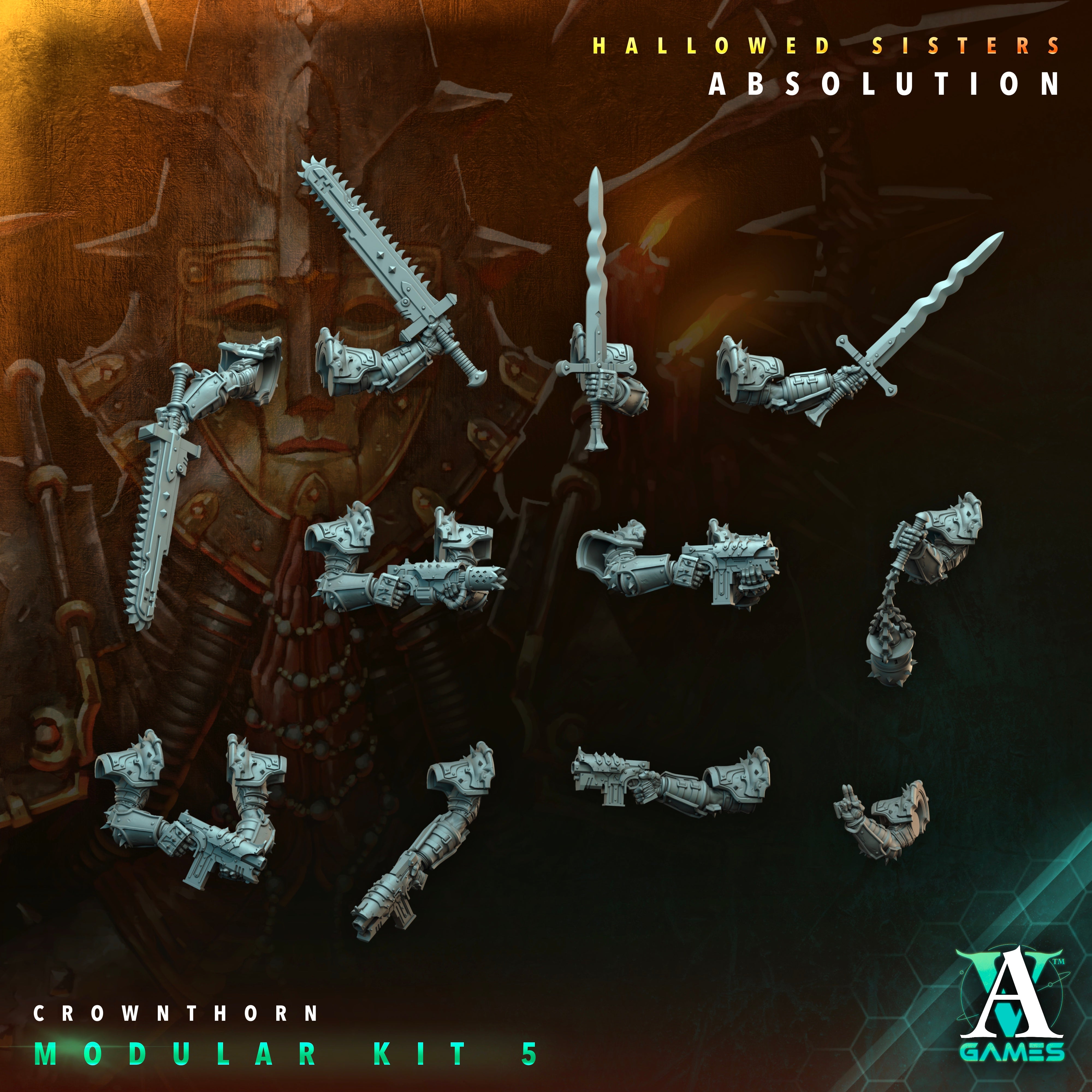 Crownthorn Squad (Modular Kit) - Astral Crusaders Archvillain Games