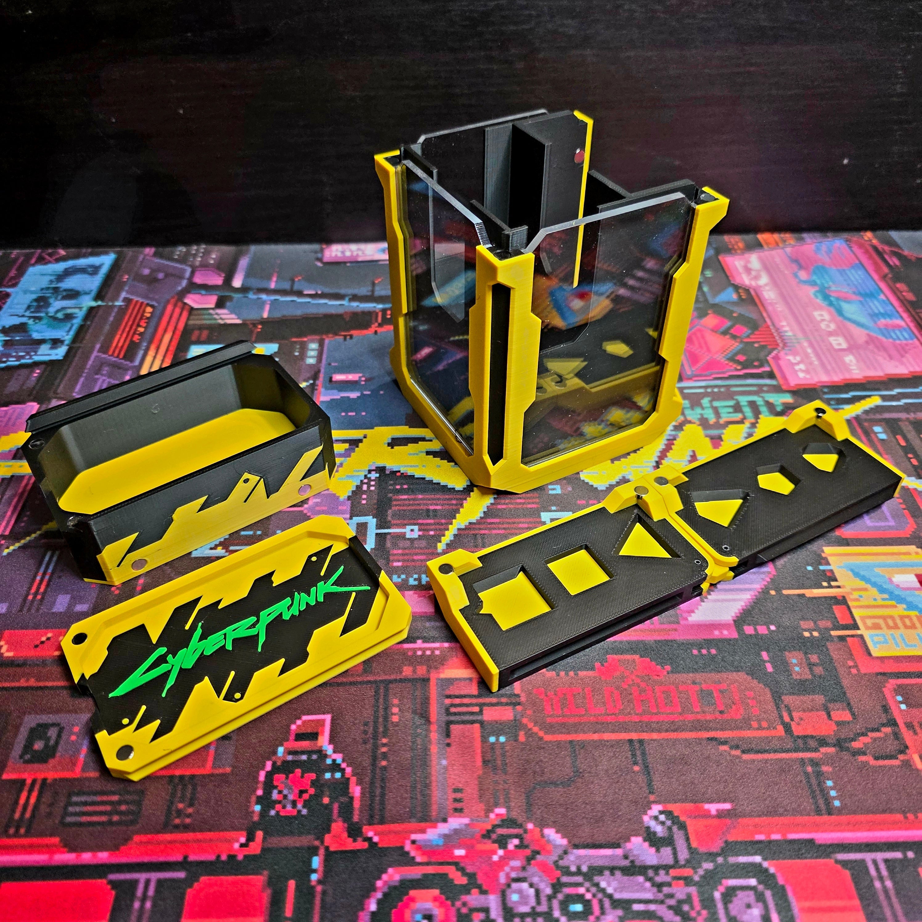 Cyberpunk TCG Deck Box Laserforge Miniatures