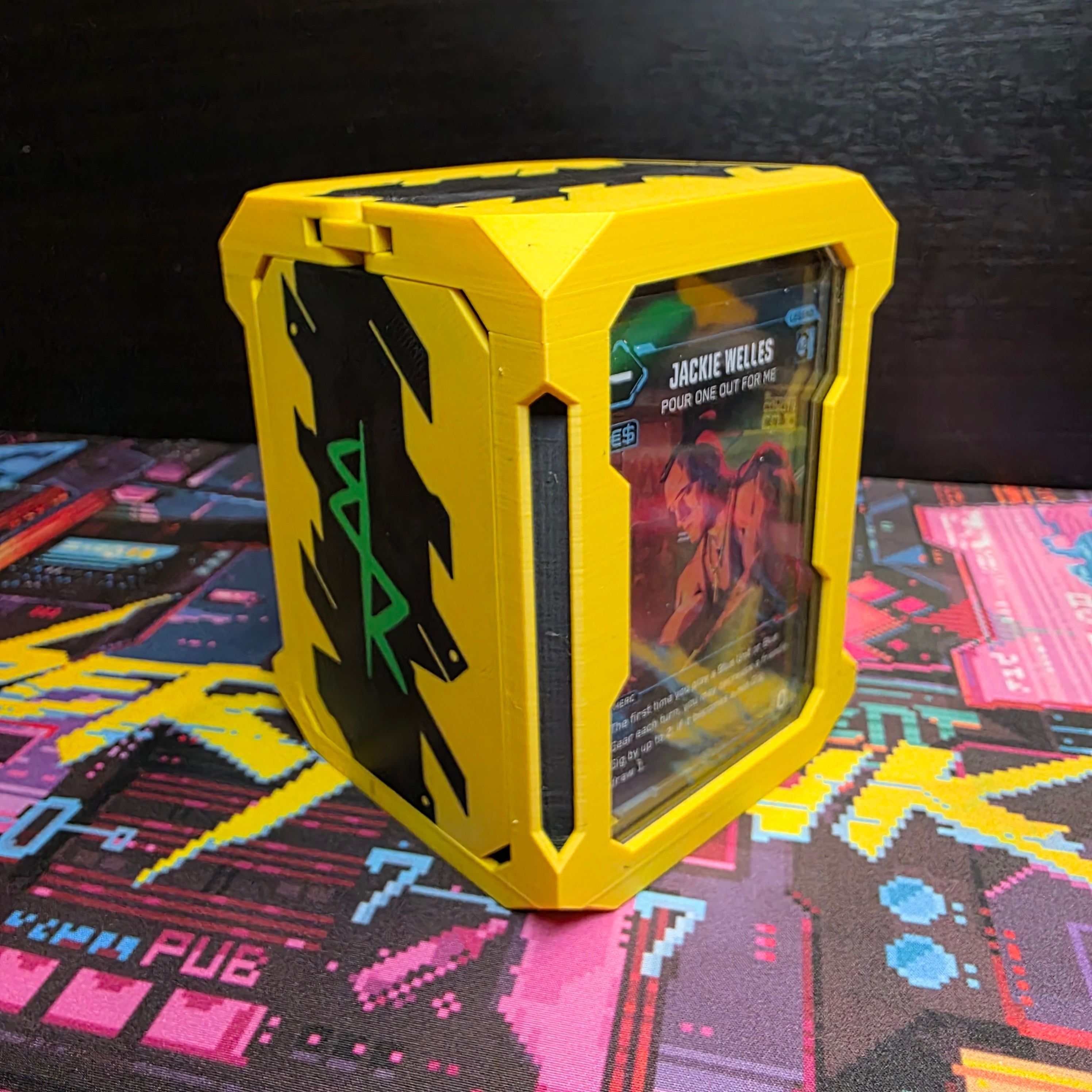 Cyberpunk TCG Deck Box Laserforge Miniatures