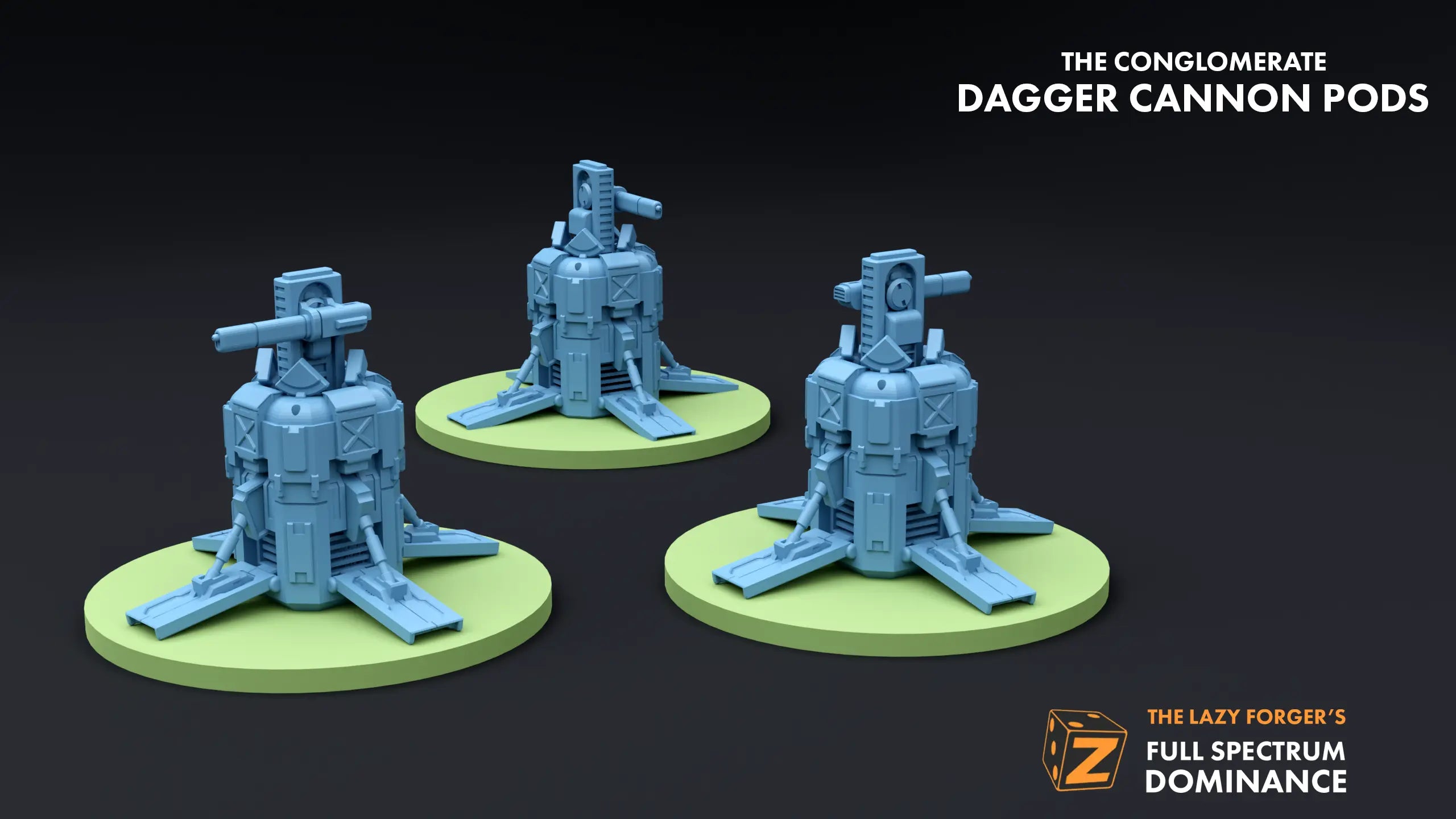 Dagger Cannon Drop Pod (3) - The Conglomerate The Lazy Forger