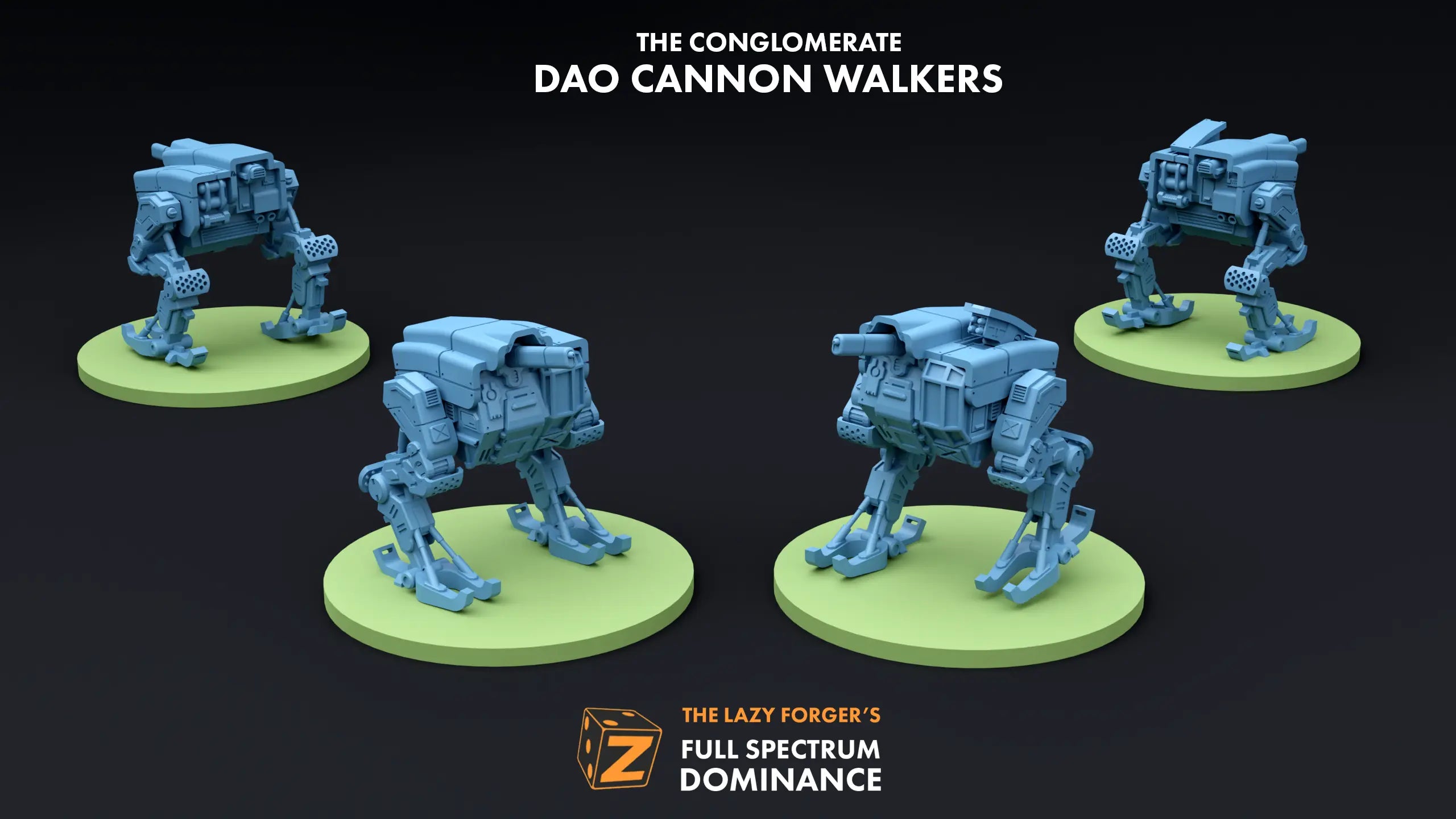 Dao Cannon Walker Pack (4) - The Conglomerate The Lazy Forger