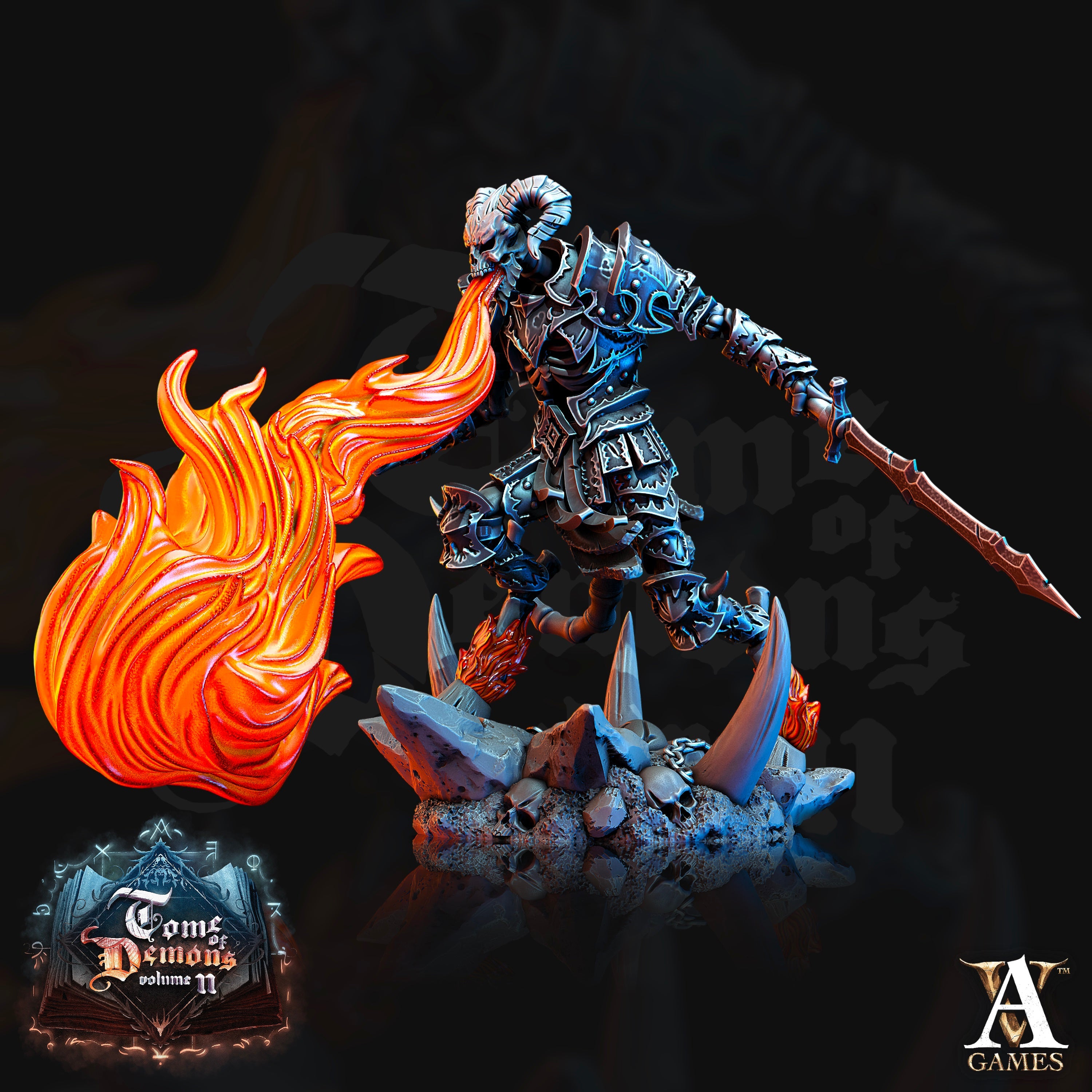 Demonskulls Unit (4) - Endbringer Demons Archvillain Games
