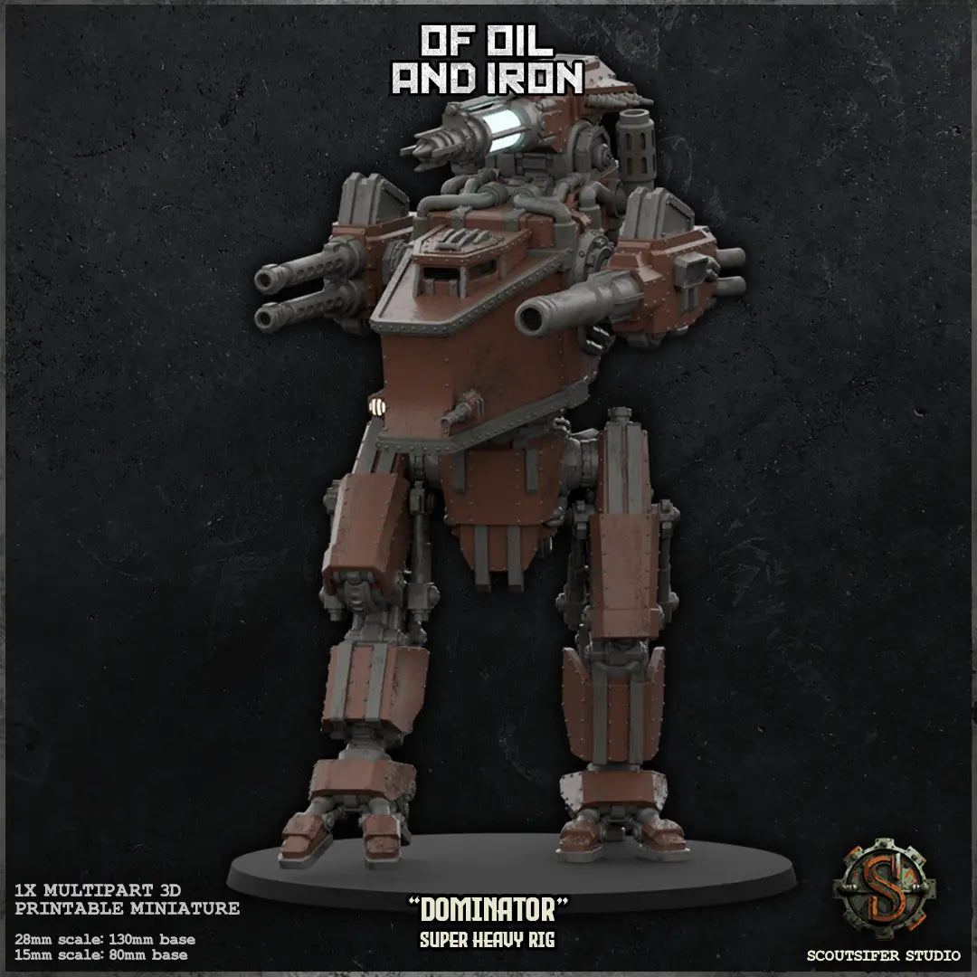 Dominator - Super-Heavy Class Rig - KRIM - Available at Laserforge ...