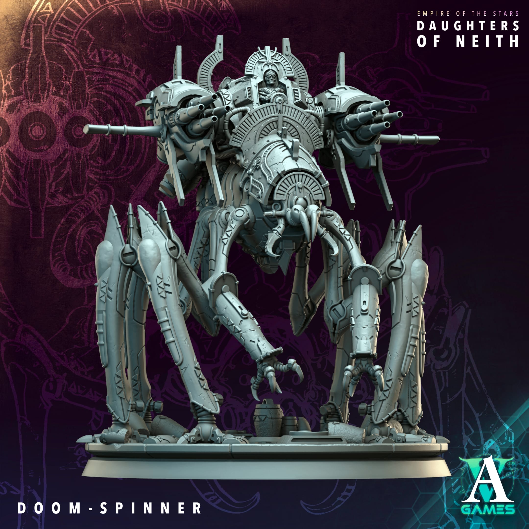 Doom Spinner - Empire of Stars - Galactic Pharaohs Archvillain Games