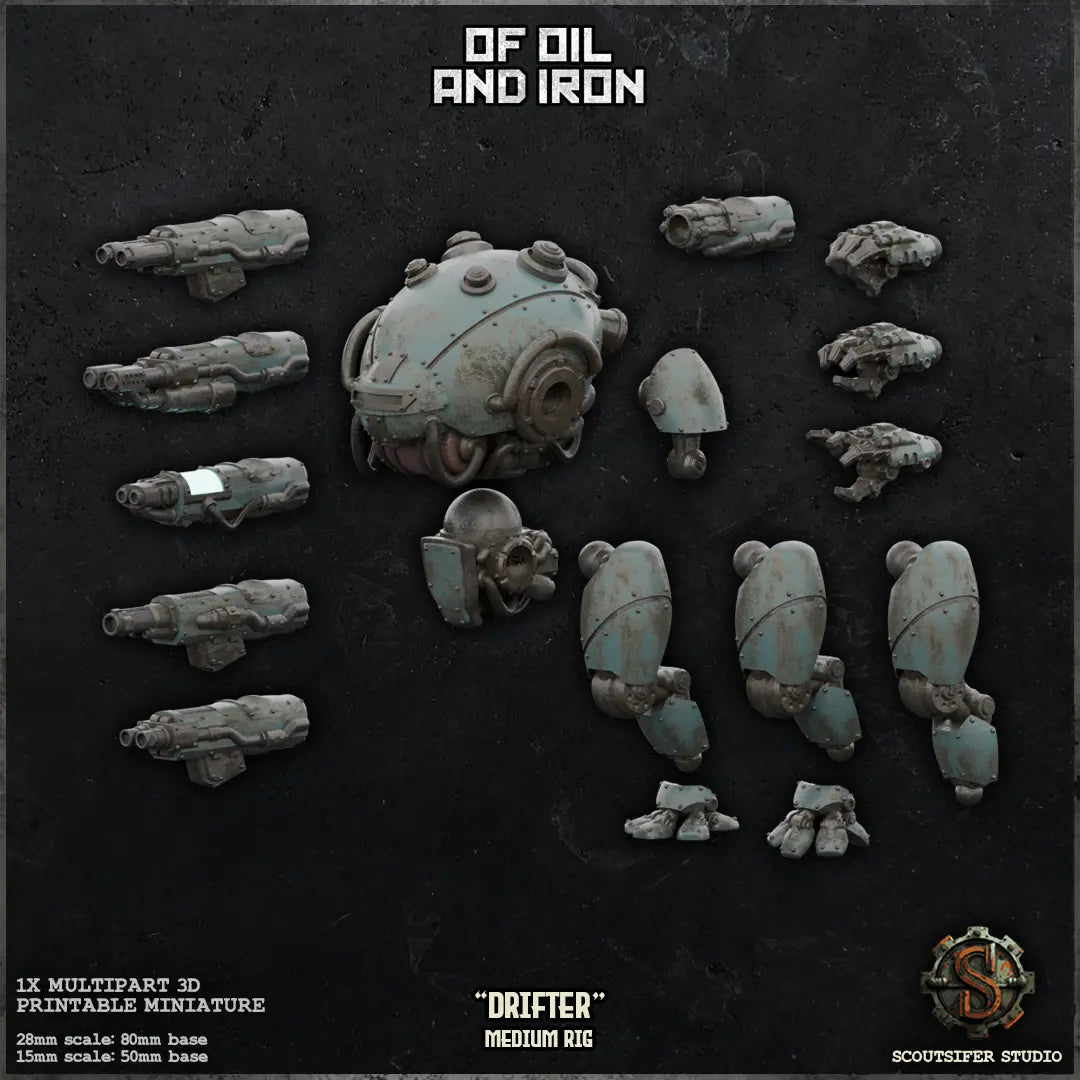 Drifter - Medium Class Rig - MERCENARIES - Available at Laserforge ...