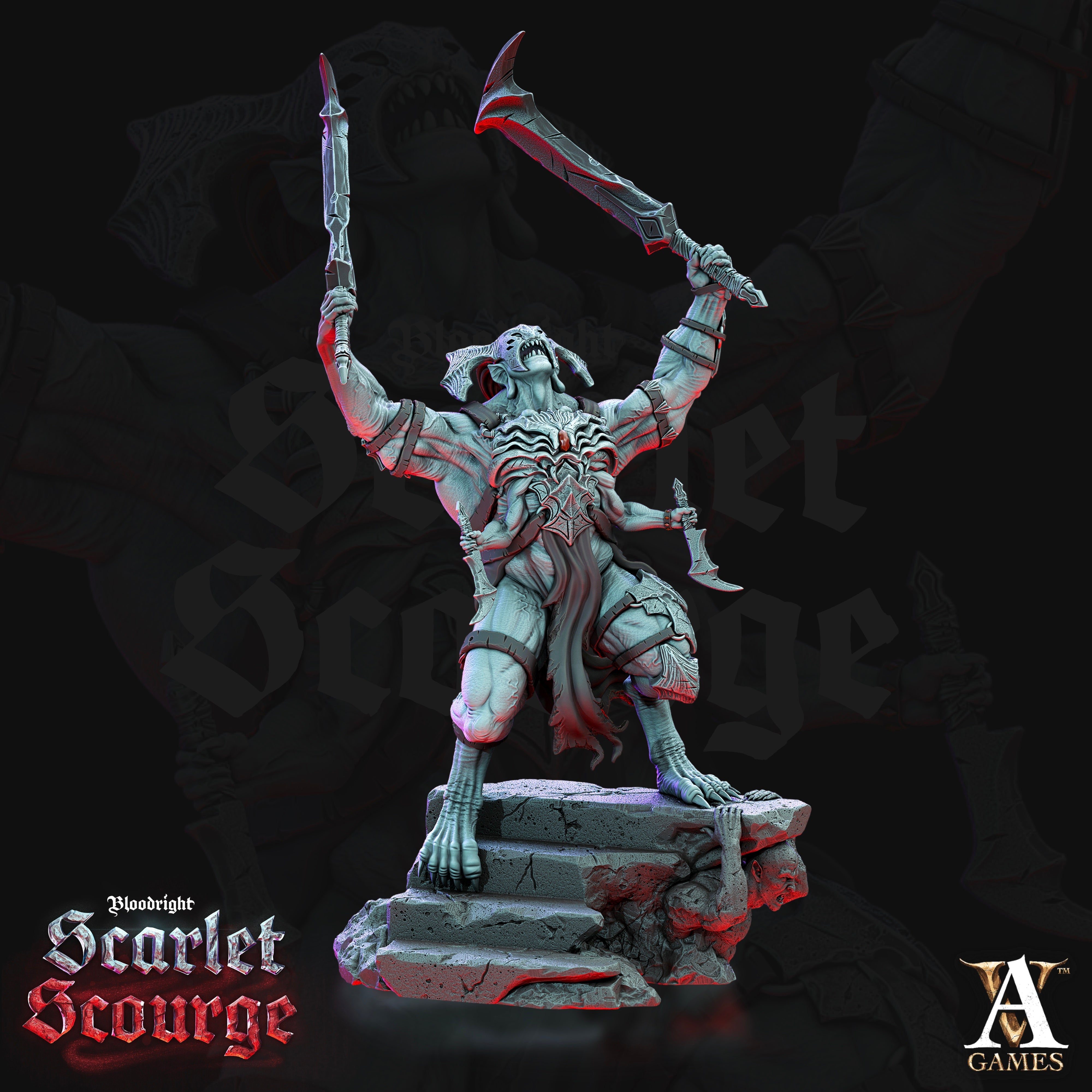 Frenzied Bloodspawn Unit (4) - Bloodright Vampires Archvillain Games