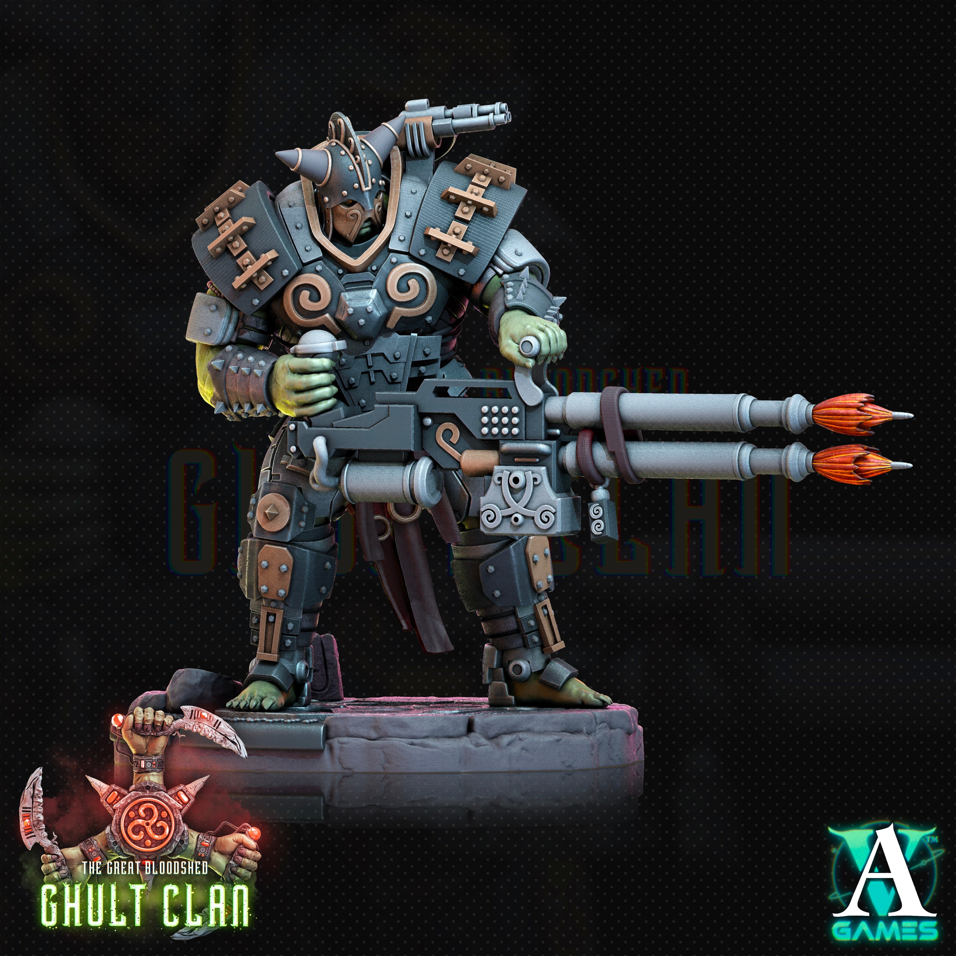 Gallowglass Squad (5) - Ghult Orcs Archvillain Games