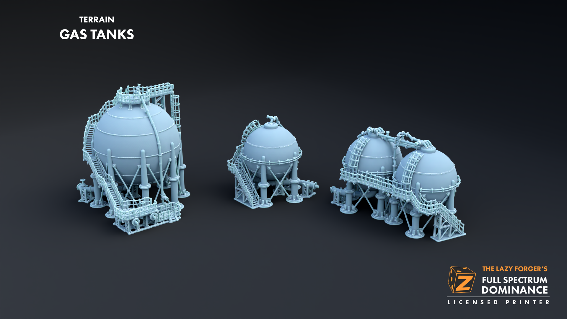 Gas Tanks - 6-8mm Terrain - FSD The Lazy Forger