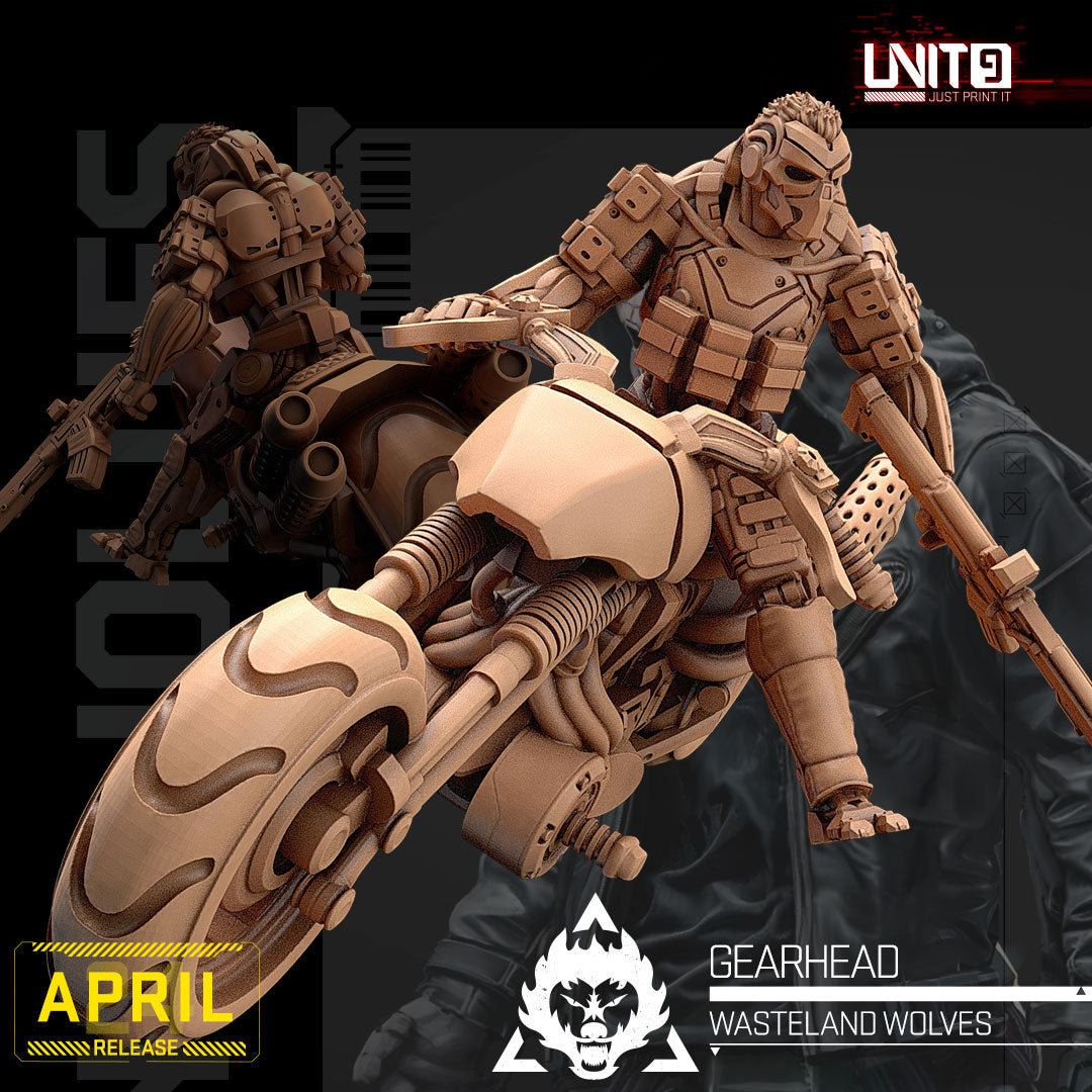 "Gear Head" v1 - Wasteland Wolves [APRIL 24] Unit 9