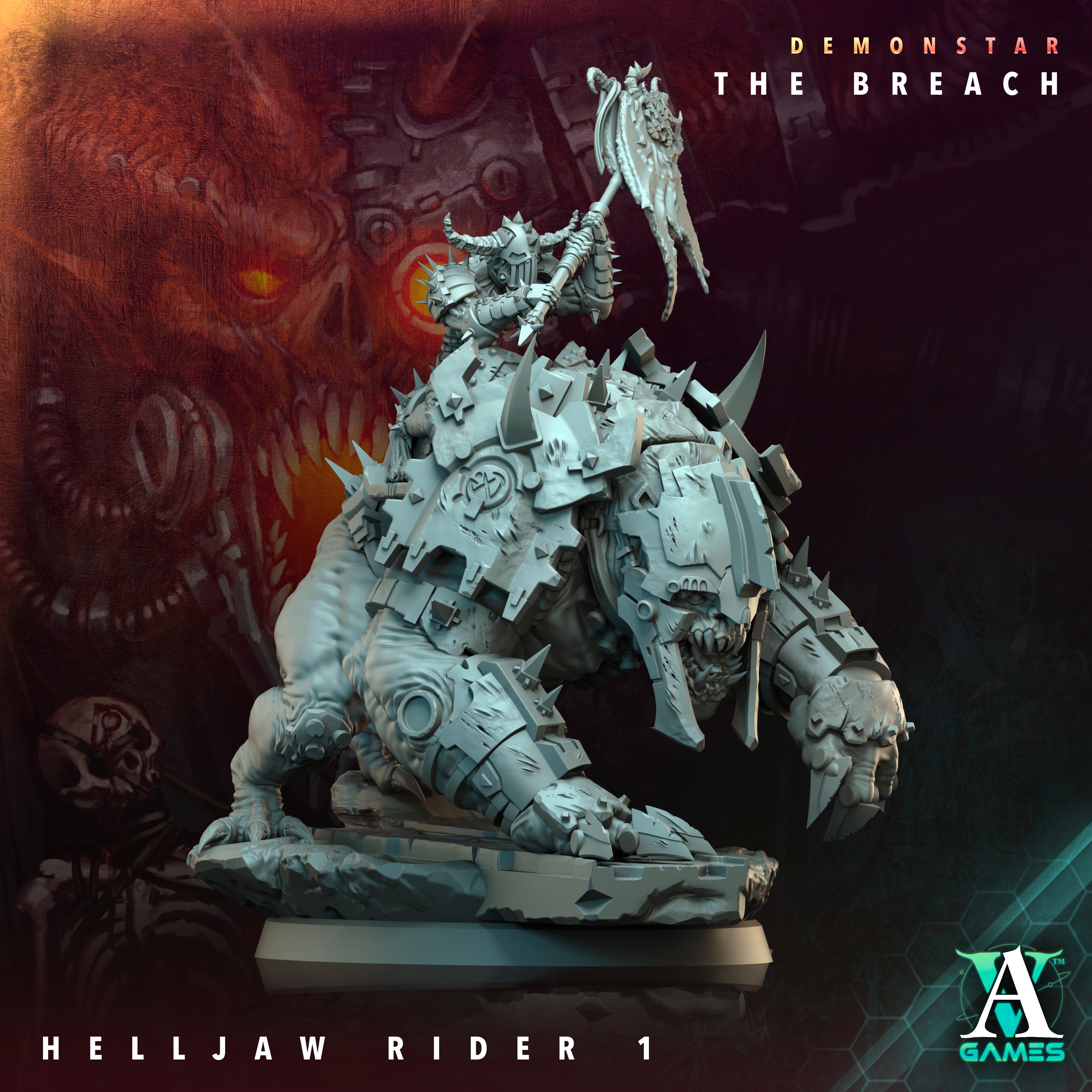 Helljaw Riders - Demonstar Scions Archvillain Games