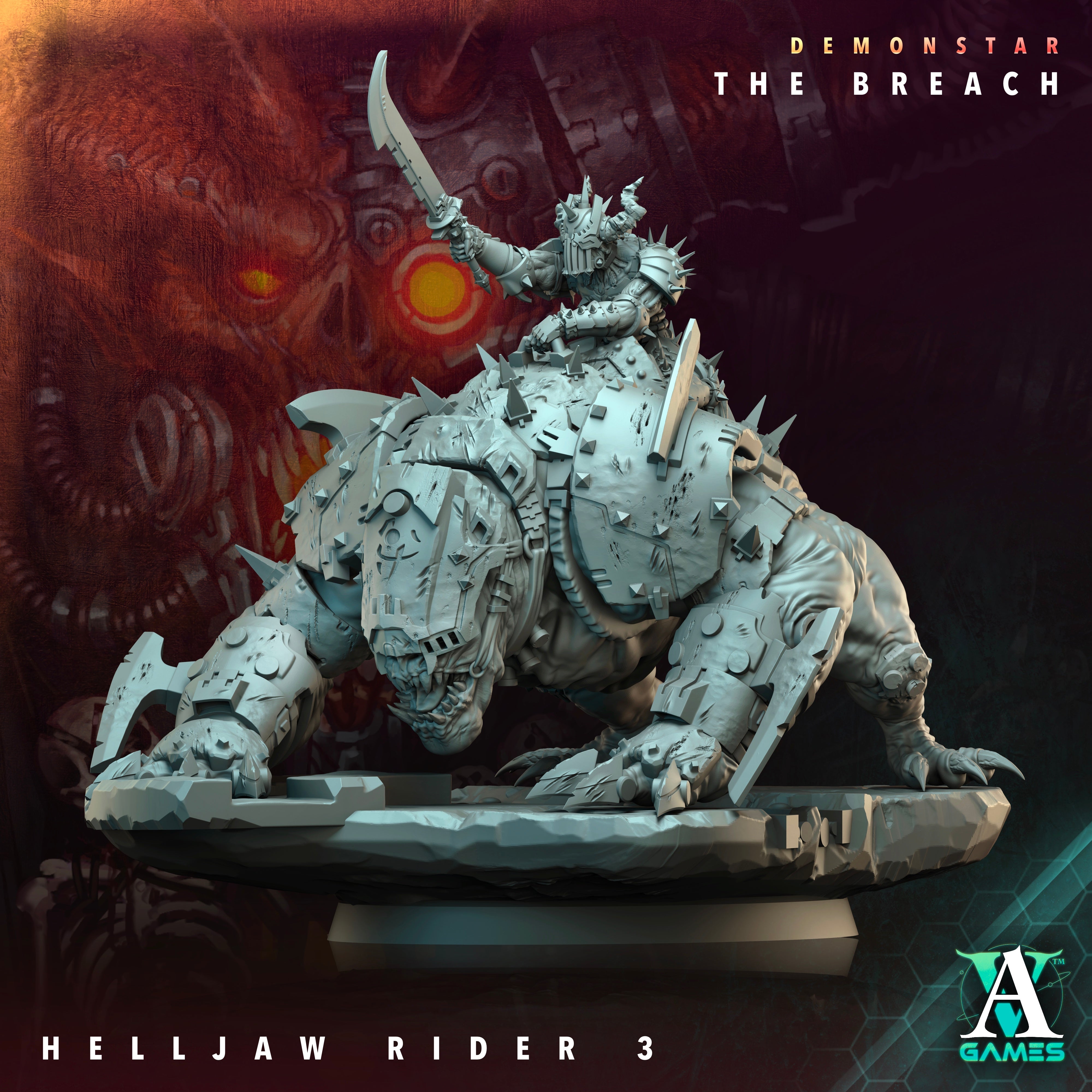Helljaw Riders - Demonstar Scions Archvillain Games
