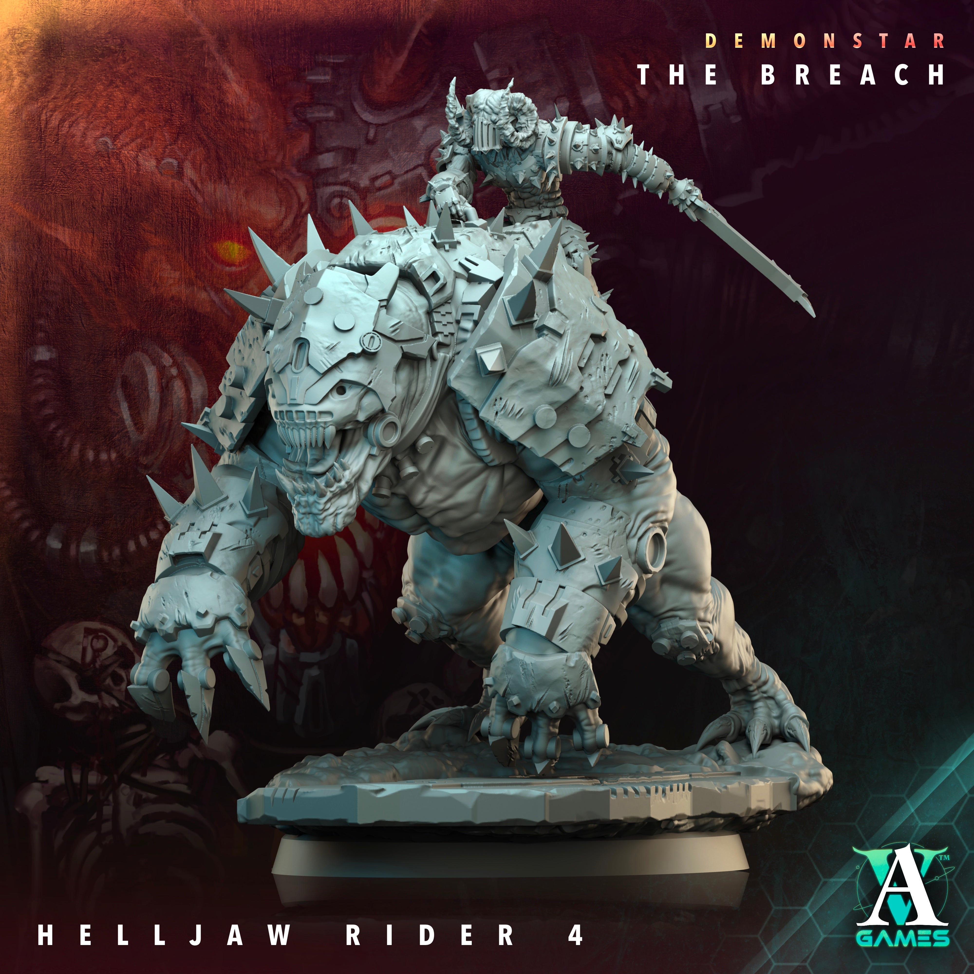 Helljaw Riders - Demonstar Scions Archvillain Games