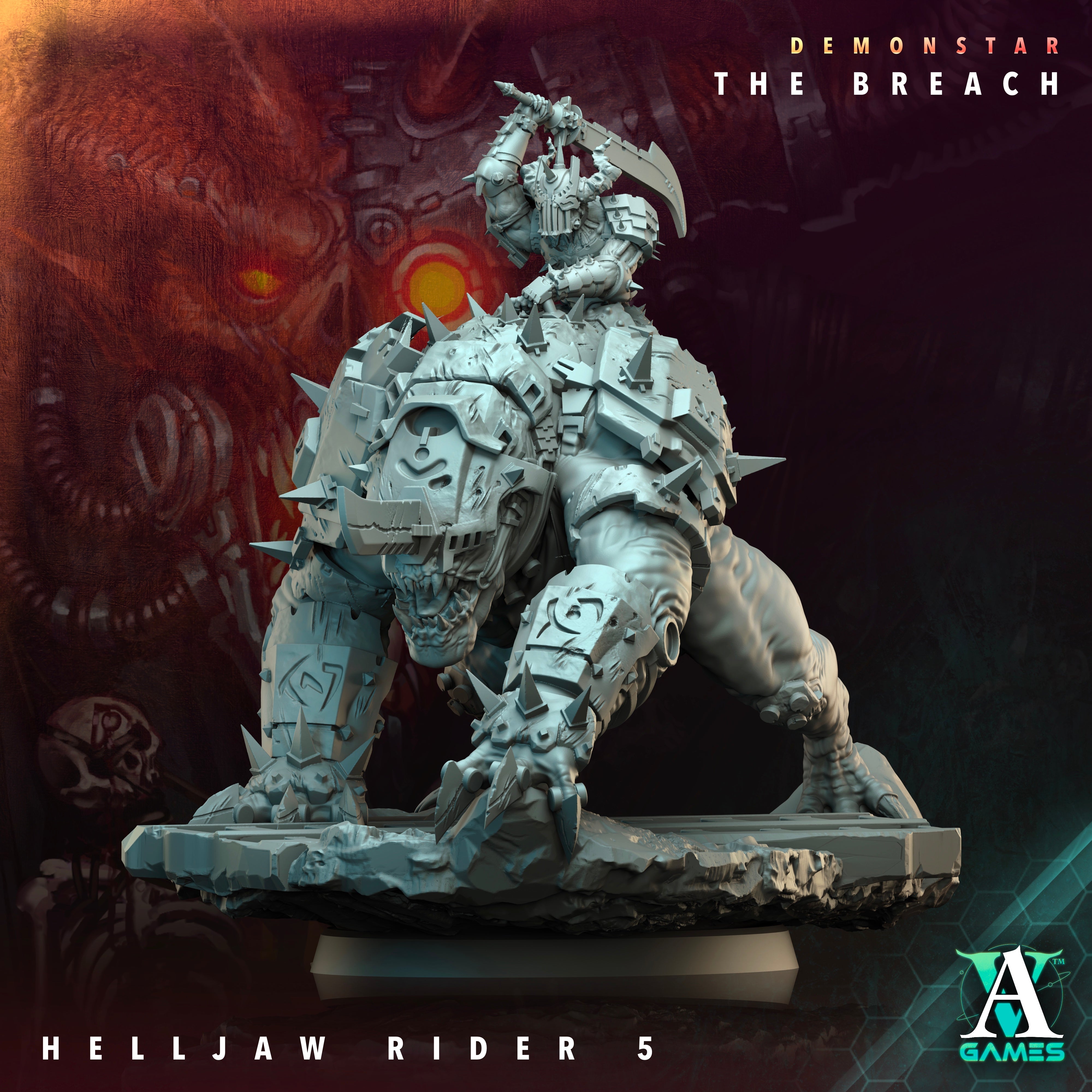 Helljaw Riders - Demonstar Scions Archvillain Games