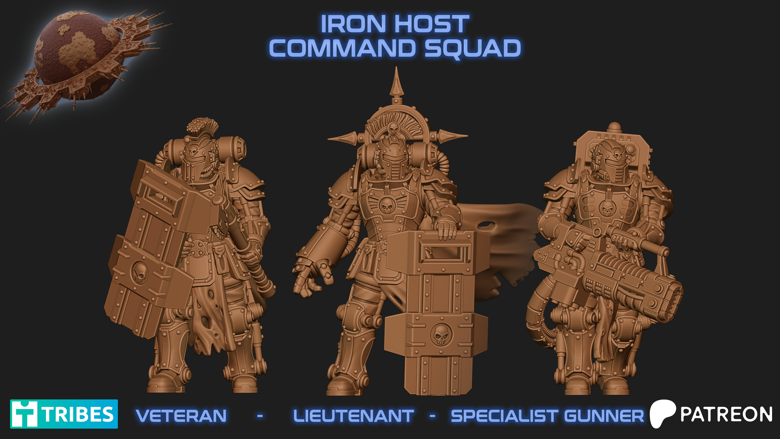 Iron Host Command Squad (7) Realm of Gears
