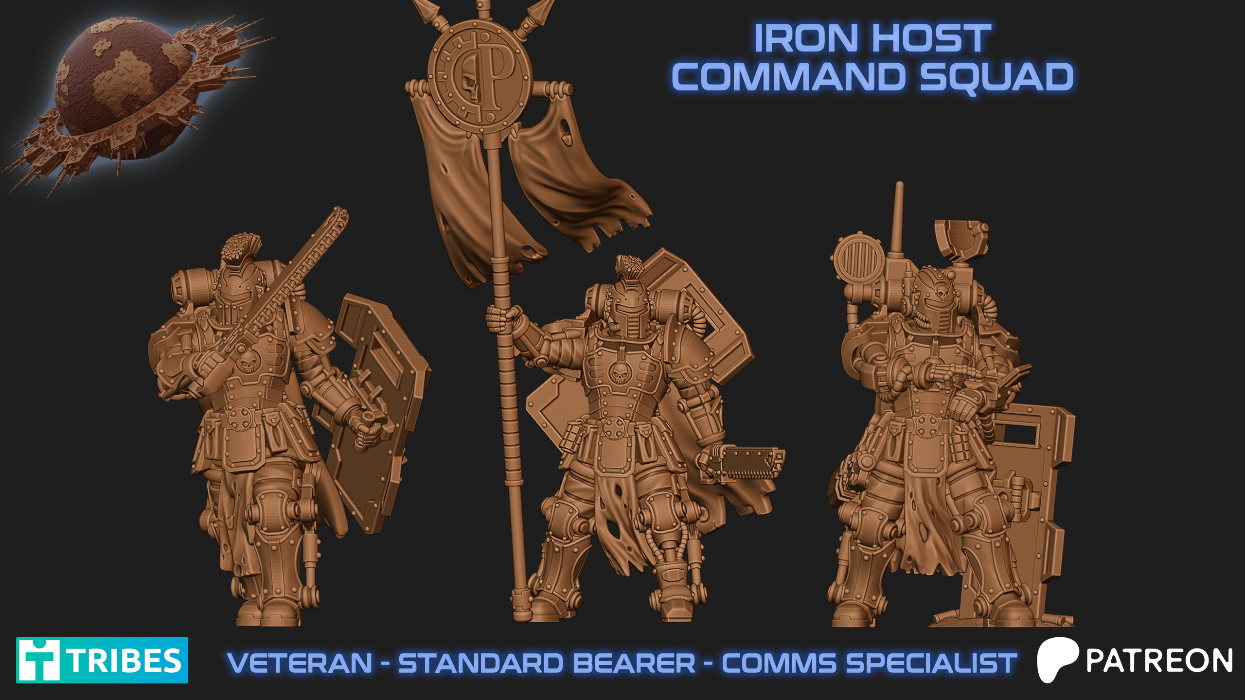 Iron Host Command Squad (7) Realm of Gears
