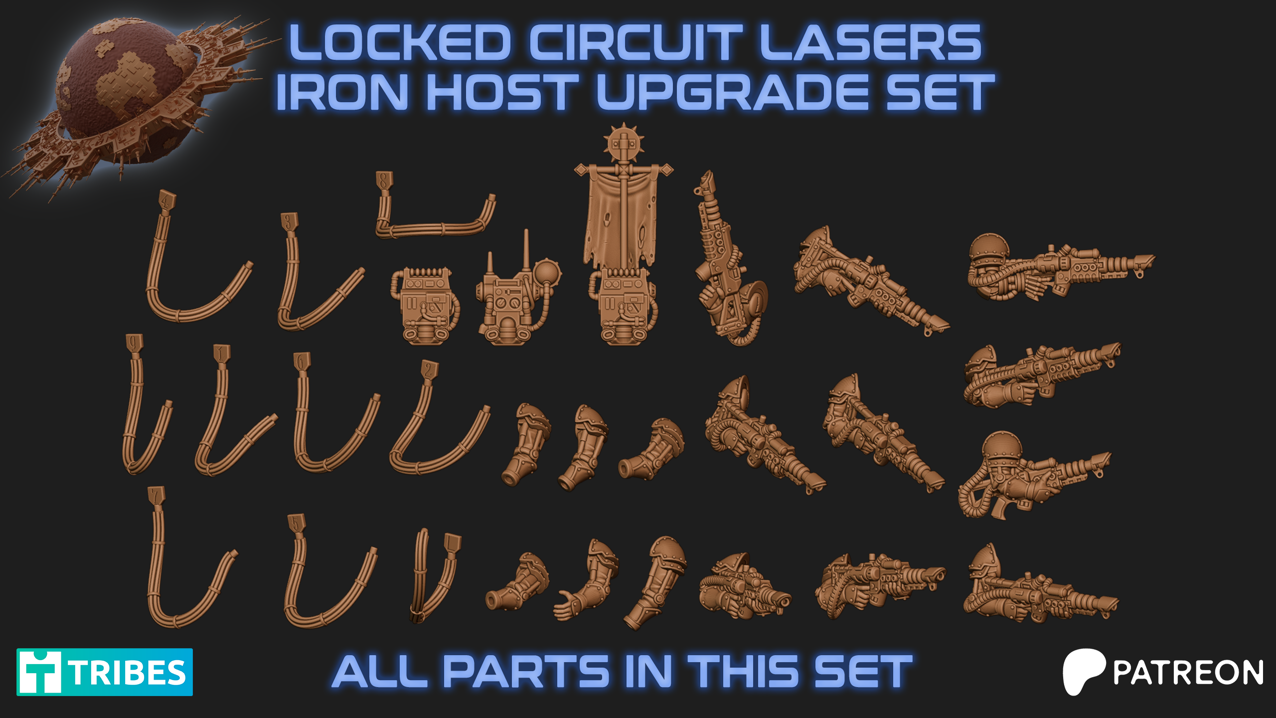 Iron Host Locked Circuit Laser Pack Realm of Gears
