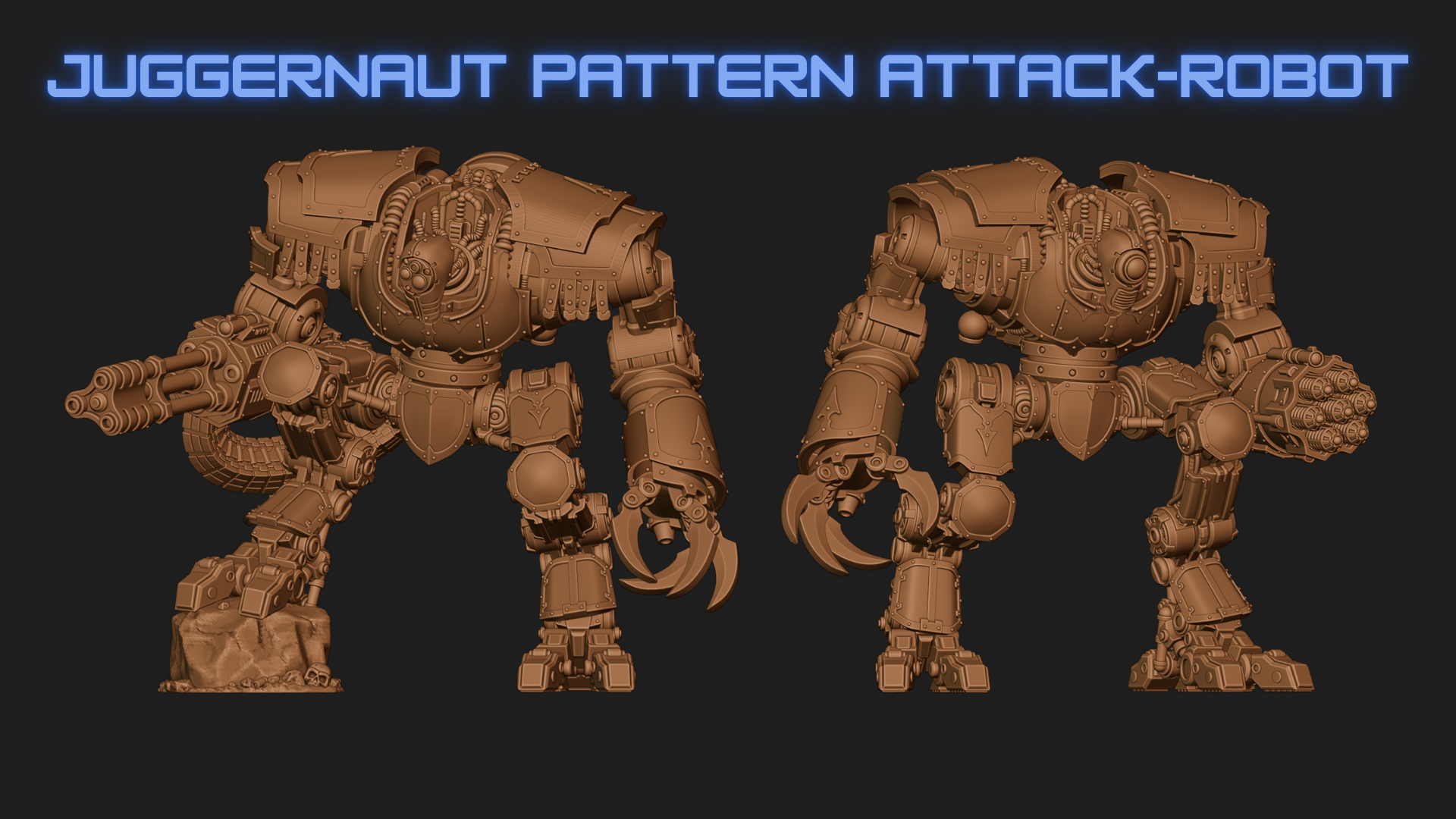 Juggernaut Attack Robot Realm of Gears