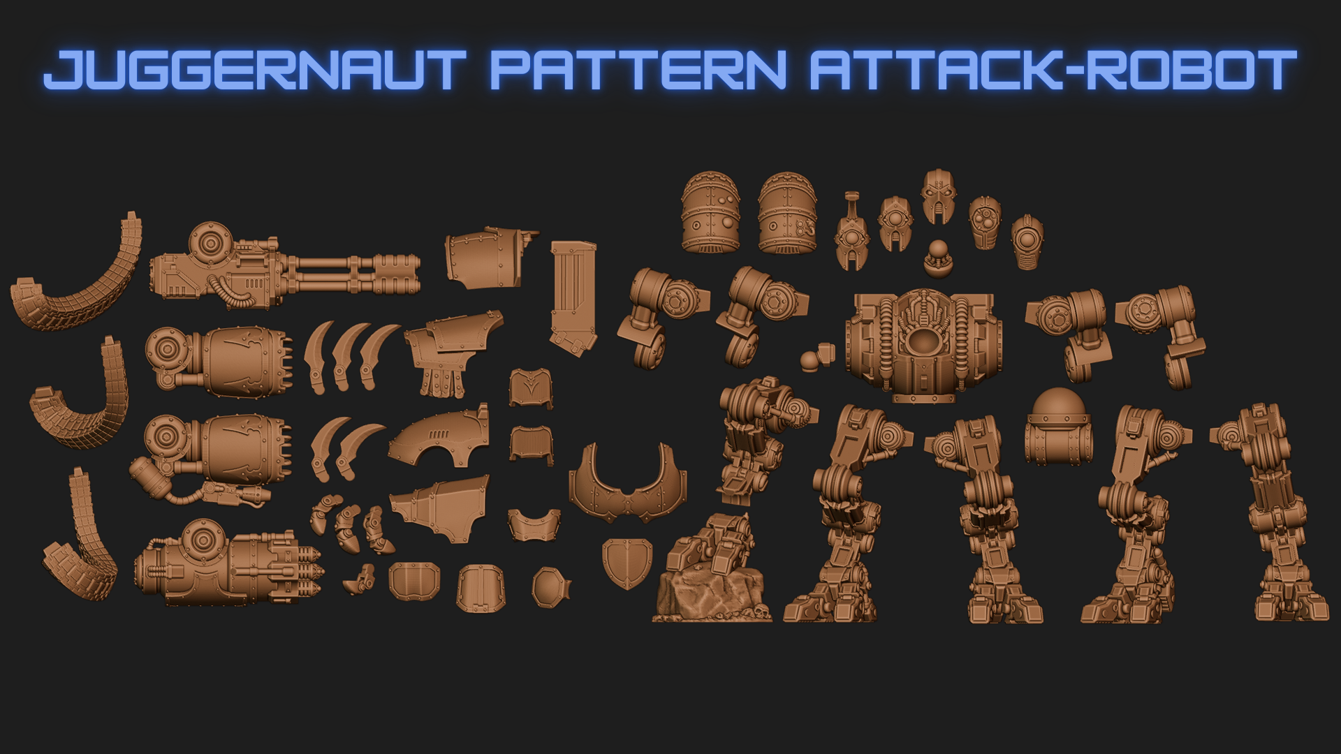 Juggernaut Attack Robot Realm of Gears