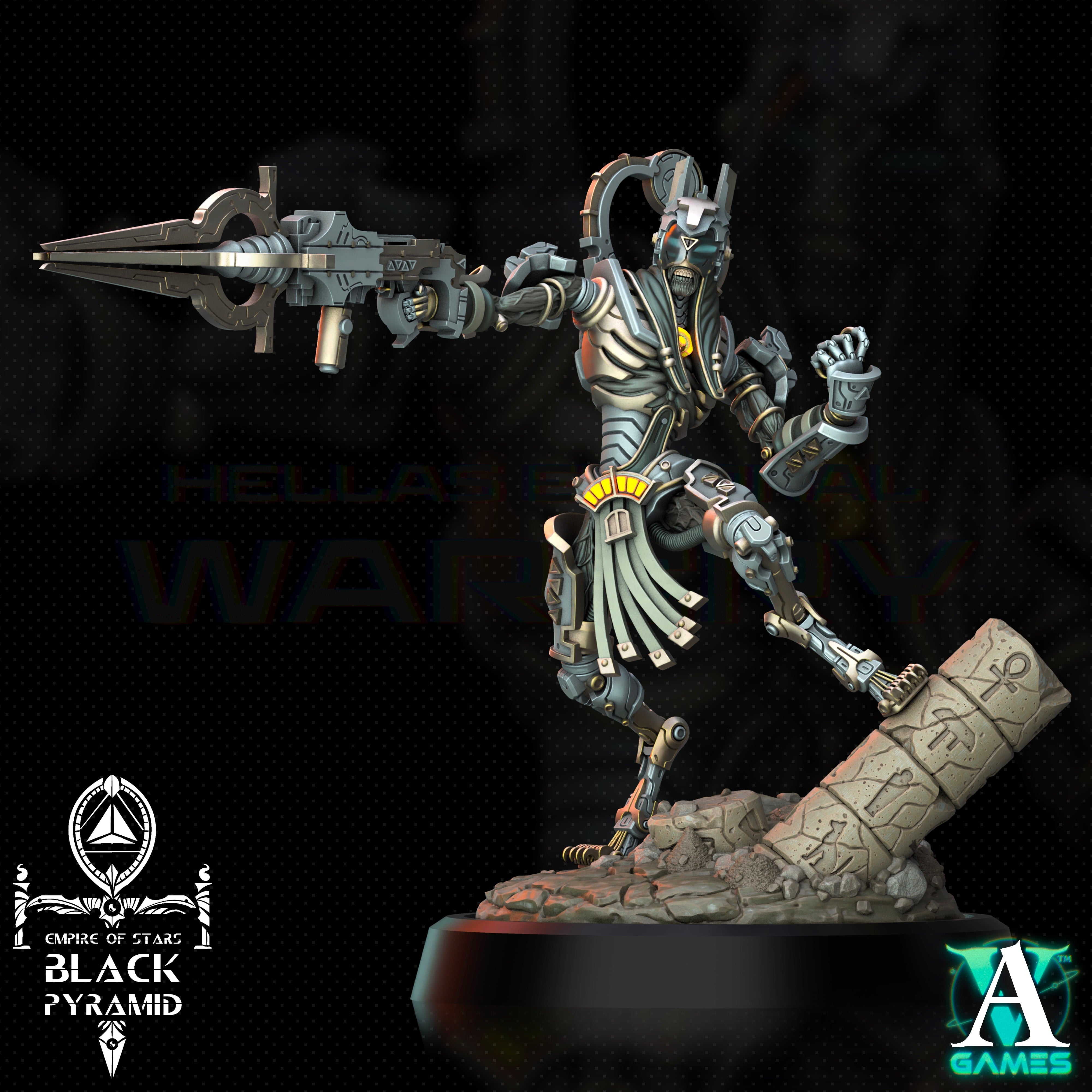 Keteph Ankhesh unit - Empire of Stars - Galactic Pharaohs Archvillain Games