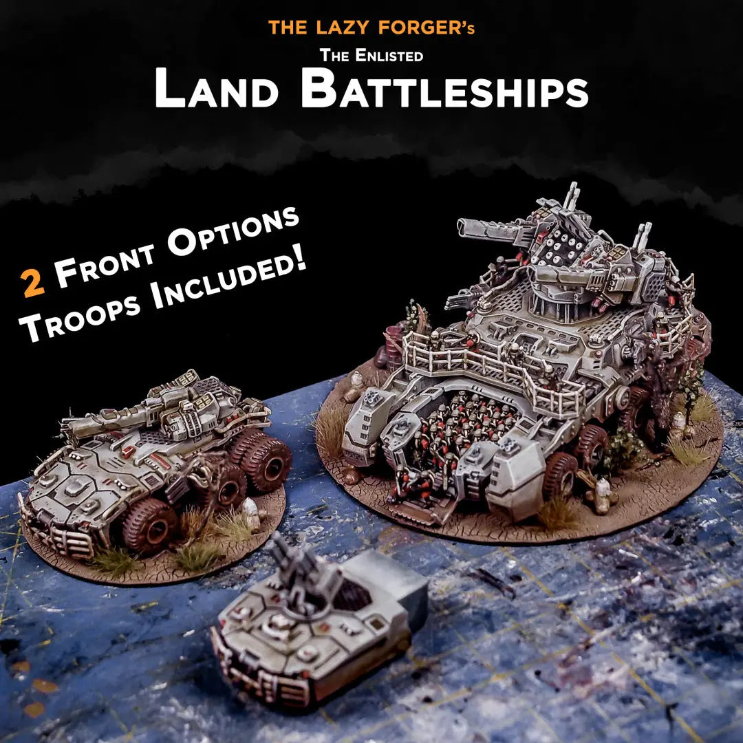 Land Battleship (2) - The Enlisted The Lazy Forger