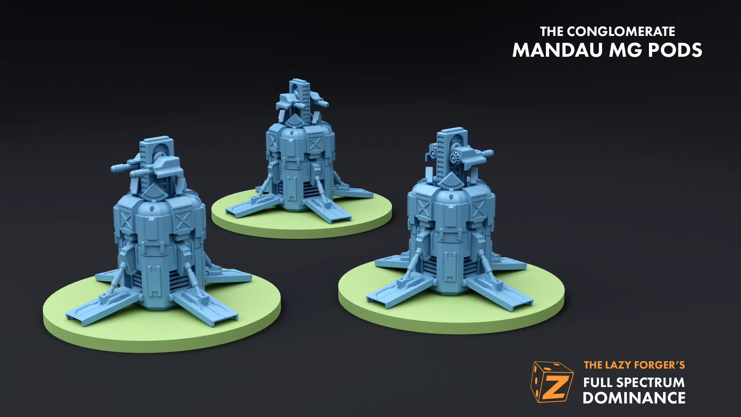 Mandau MG Drop Pod (3) - The Conglomerate The Lazy Forger