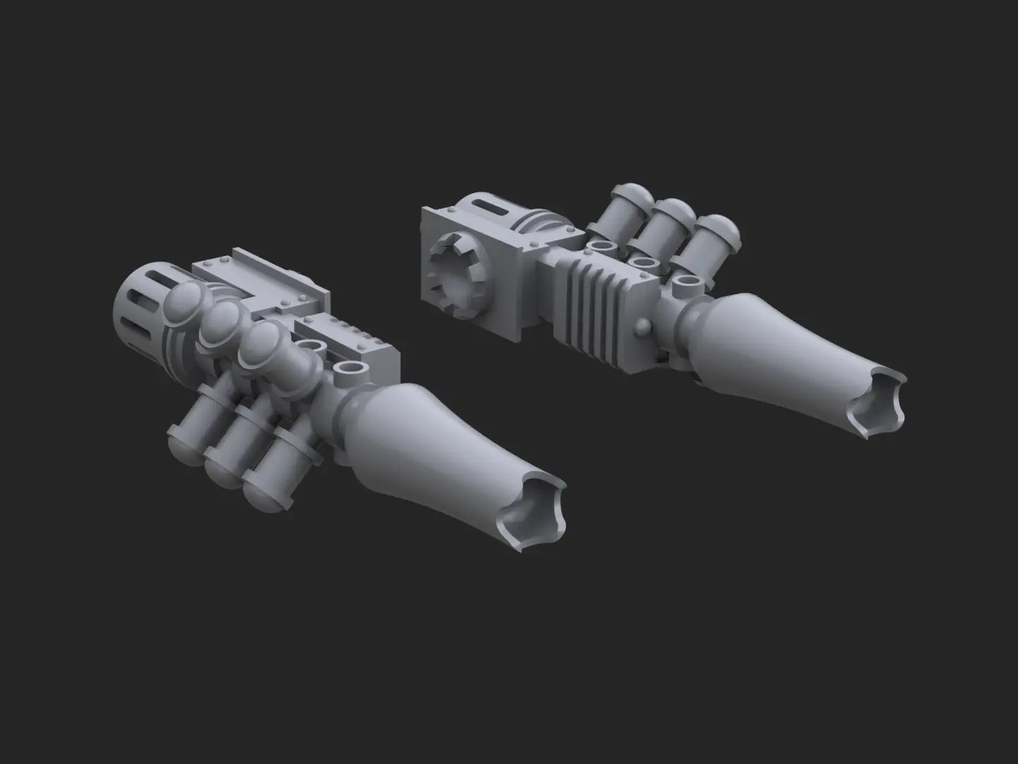 Martian Armorium - Secutor Graviton Gun (Pair) Laserforge Miniatures