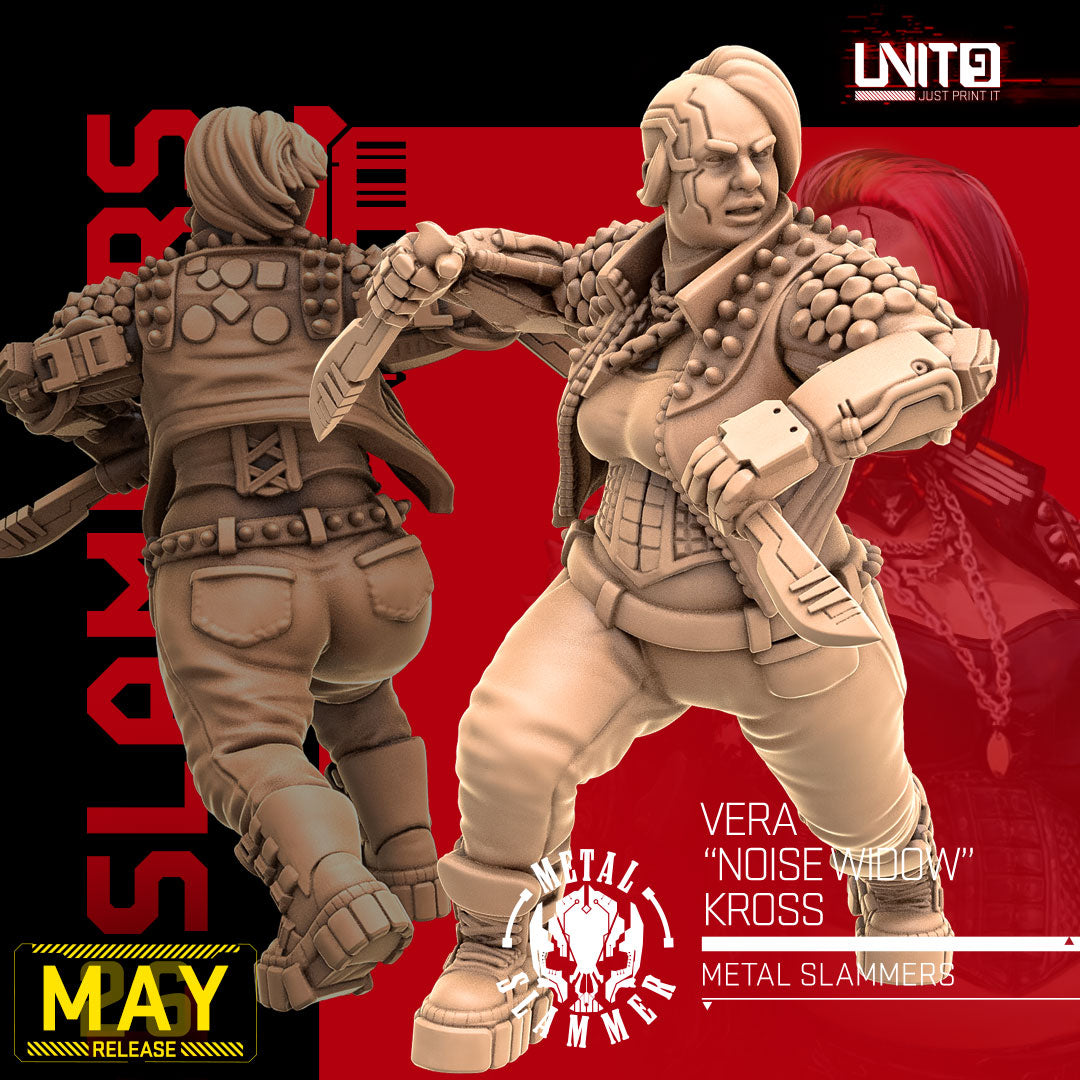 Vera "Noise Widow" Kross v2 - Metal Slammers [MAY 2026] Unit 9