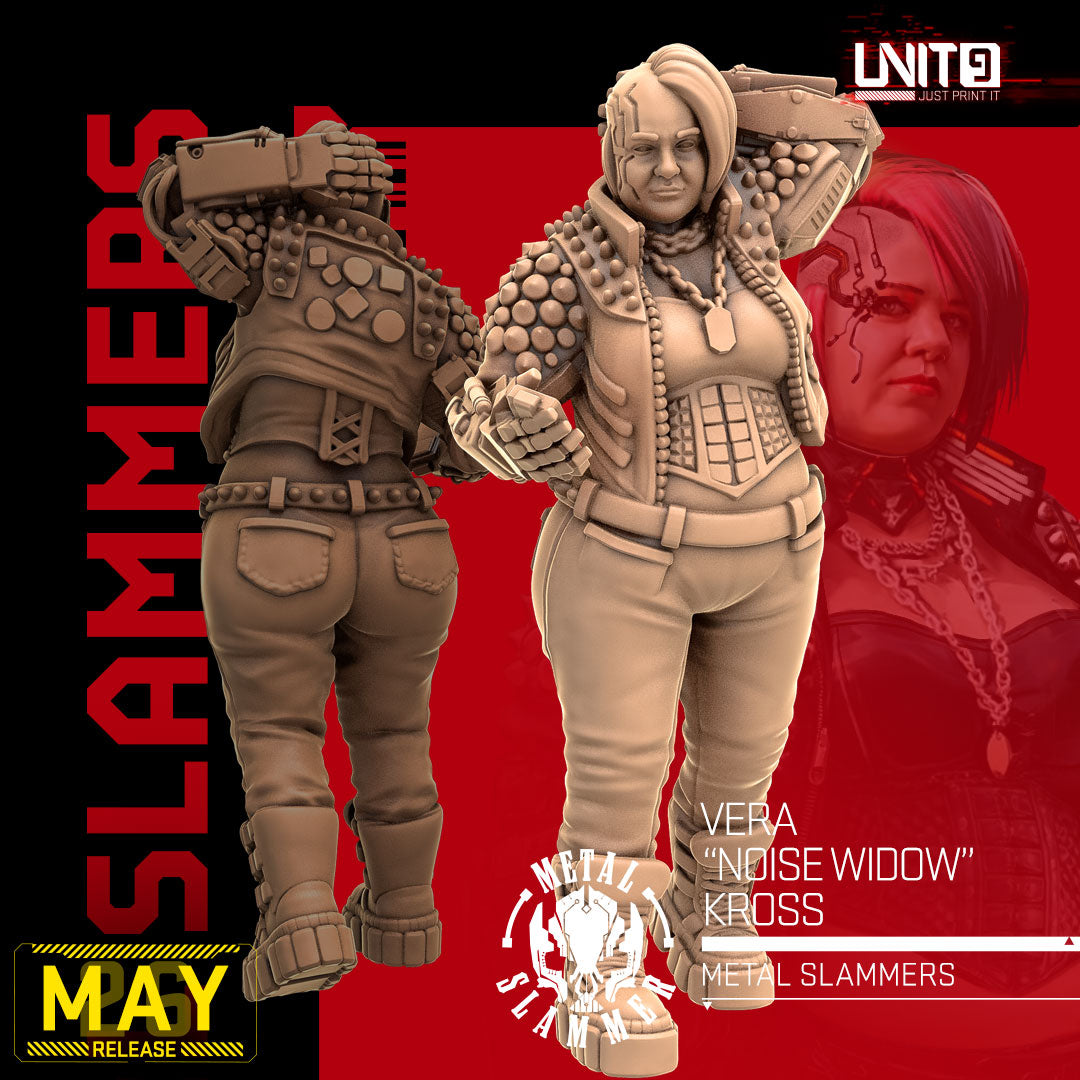 Vera "Noise Widow" Kross v1 - Metal Slammers [MAY 2026] Unit 9
