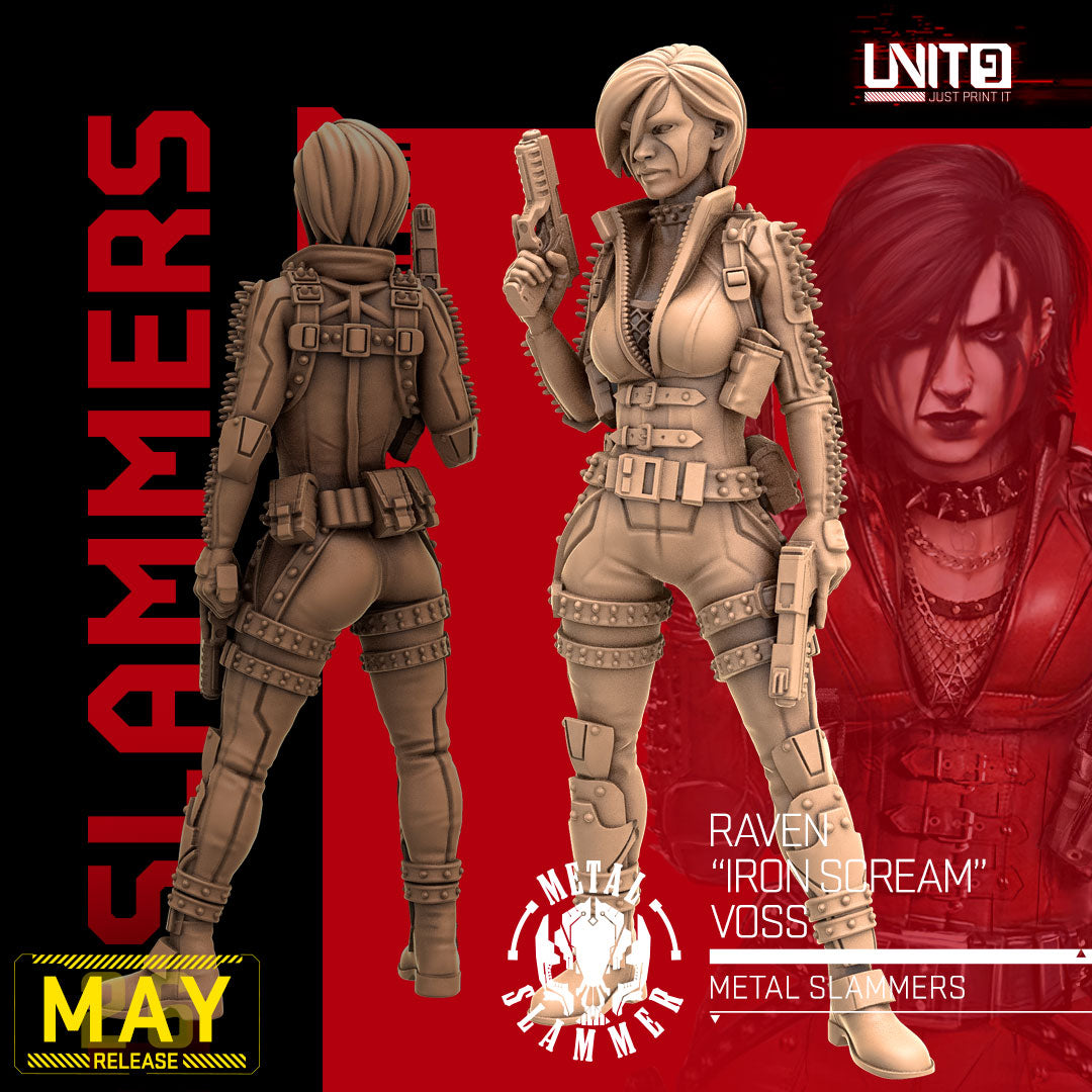 Raven "Iron Scream" Voss v2 - Metal Slammers [MAY 2026] Unit 9