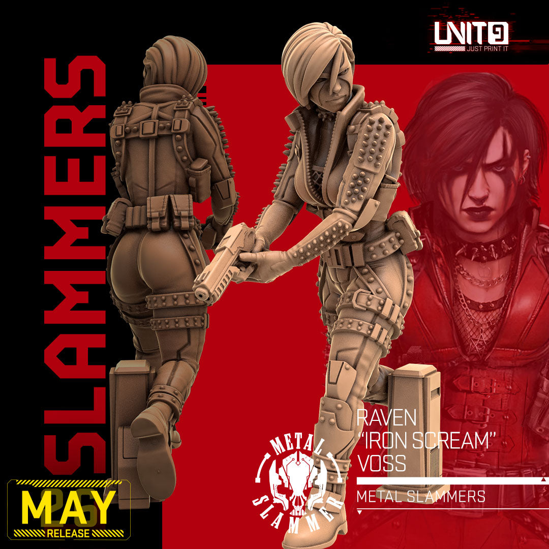 Raven "Iron Scream" Voss v1 - Metal Slammers [MAY 2026] Unit 9