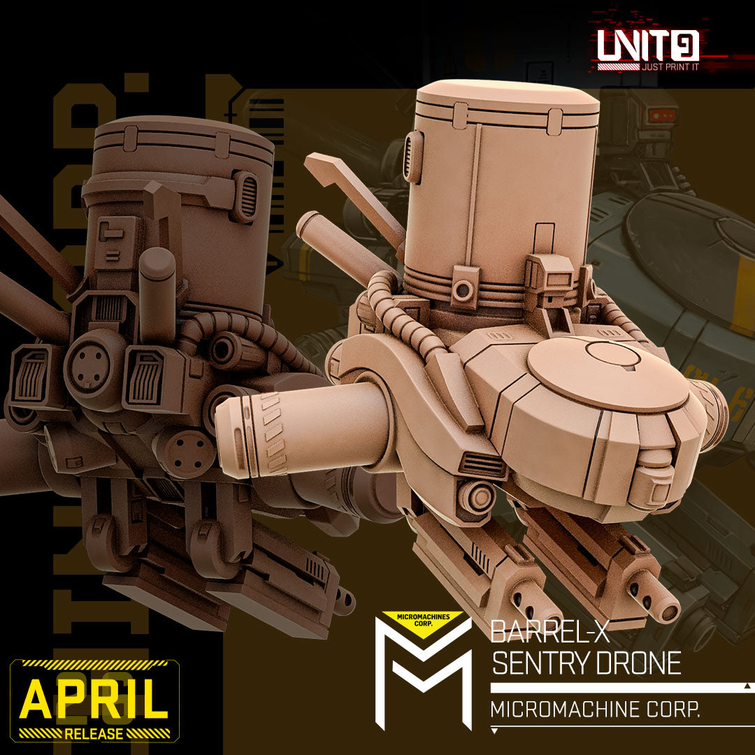 Barrel-X Sentry Drone - Micromachines Corp (APRIL 2026) Unit 9