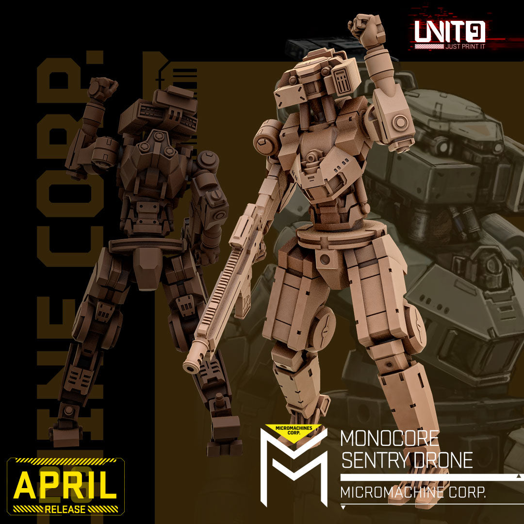 Monocore Sentry Drone unit (5) - Micromachines Corp (APRIL 2026) Unit 9