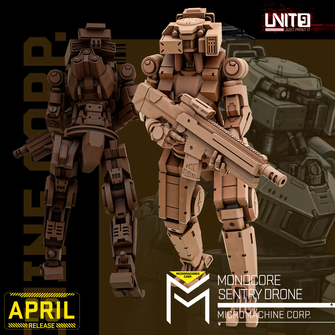 Monocore Sentry Drone unit (5) - Micromachines Corp (APRIL 2026) Unit 9