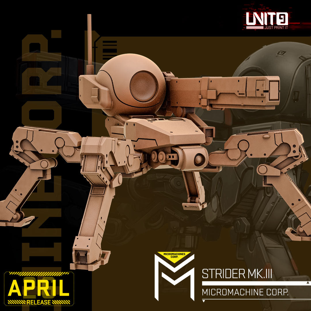 Strider MkIII Drone - Micromachines Corp (APRIL 2026) Unit 9