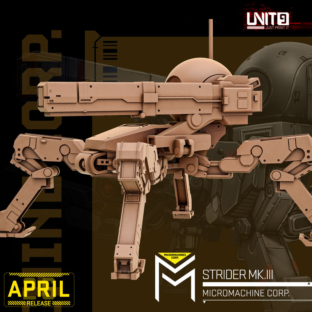 Strider MkIII Drone - Micromachines Corp (APRIL 2026) Unit 9