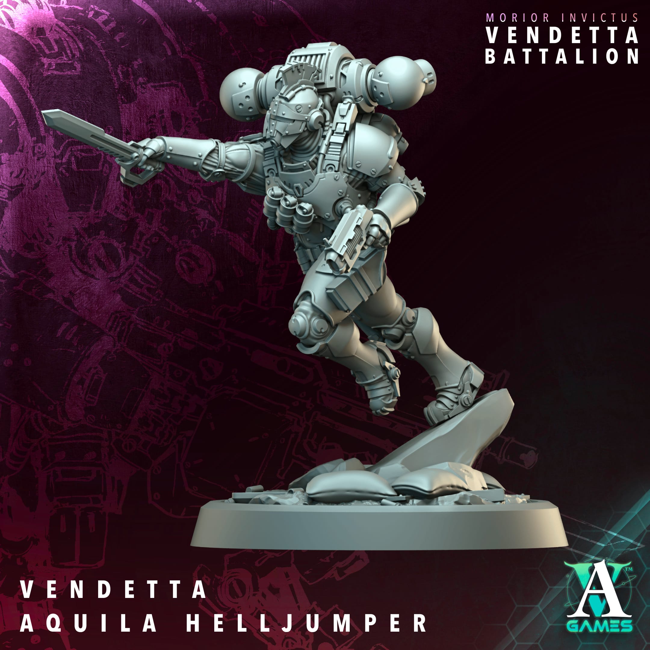 Aquilla Helljumper - Morior Invictus Archvillain Games