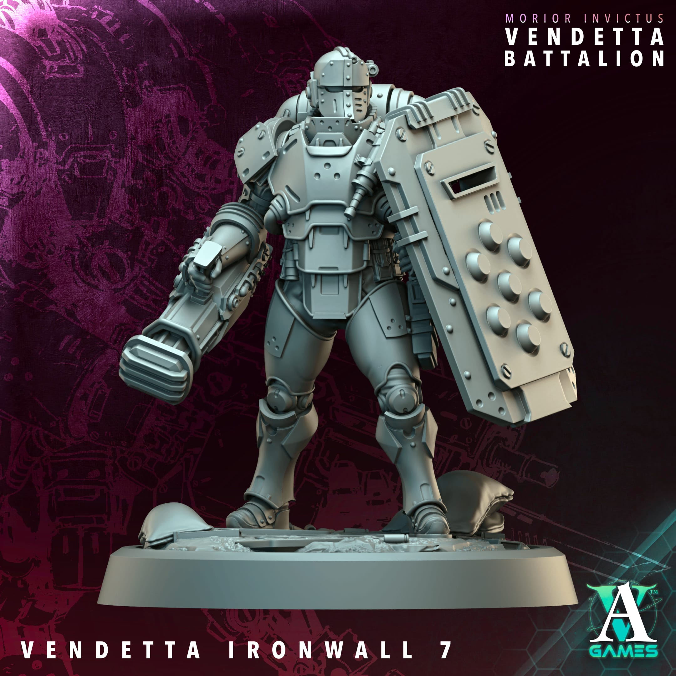 Ironwall - Morior Invictus Archvillain Games