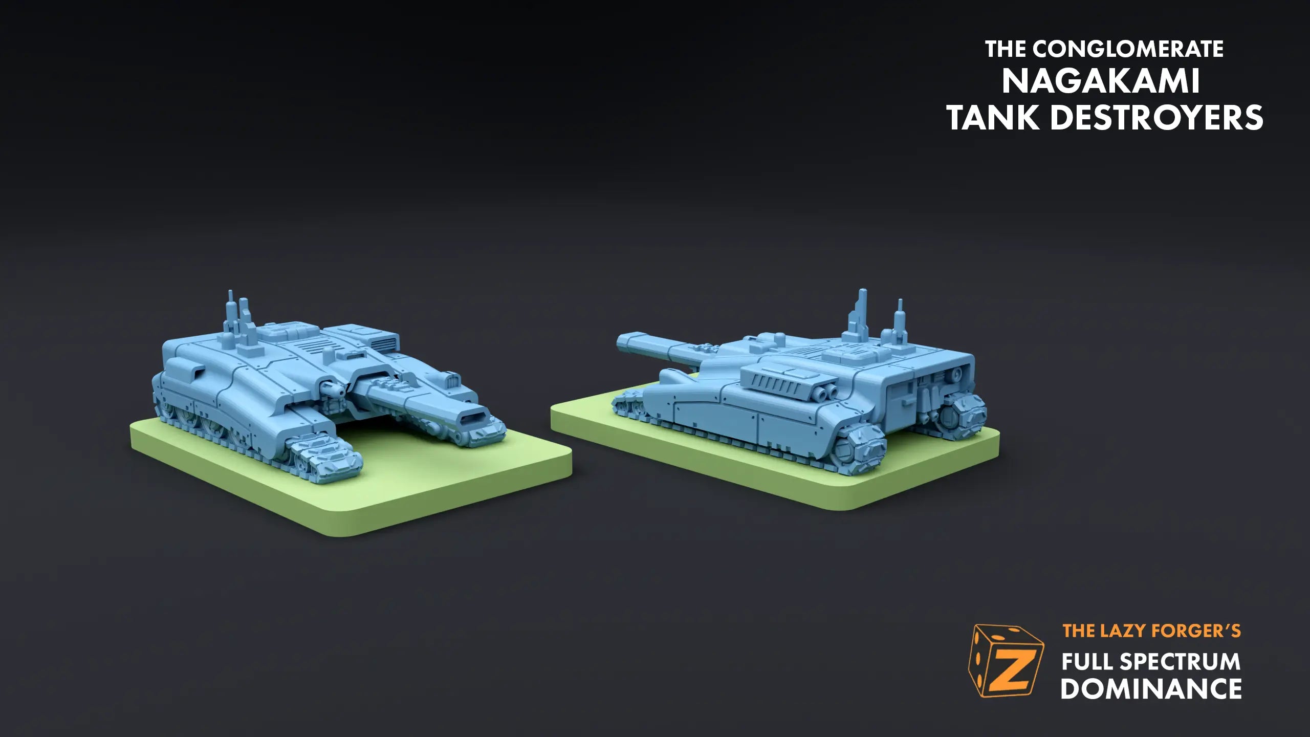 Nagakami Tank Destroyer Pack (2) - The Conglomerate The Lazy Forger