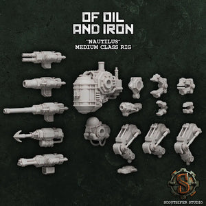 Nautilus - Medium Class Rig - TRITON - Available at Laserforge Miniatures