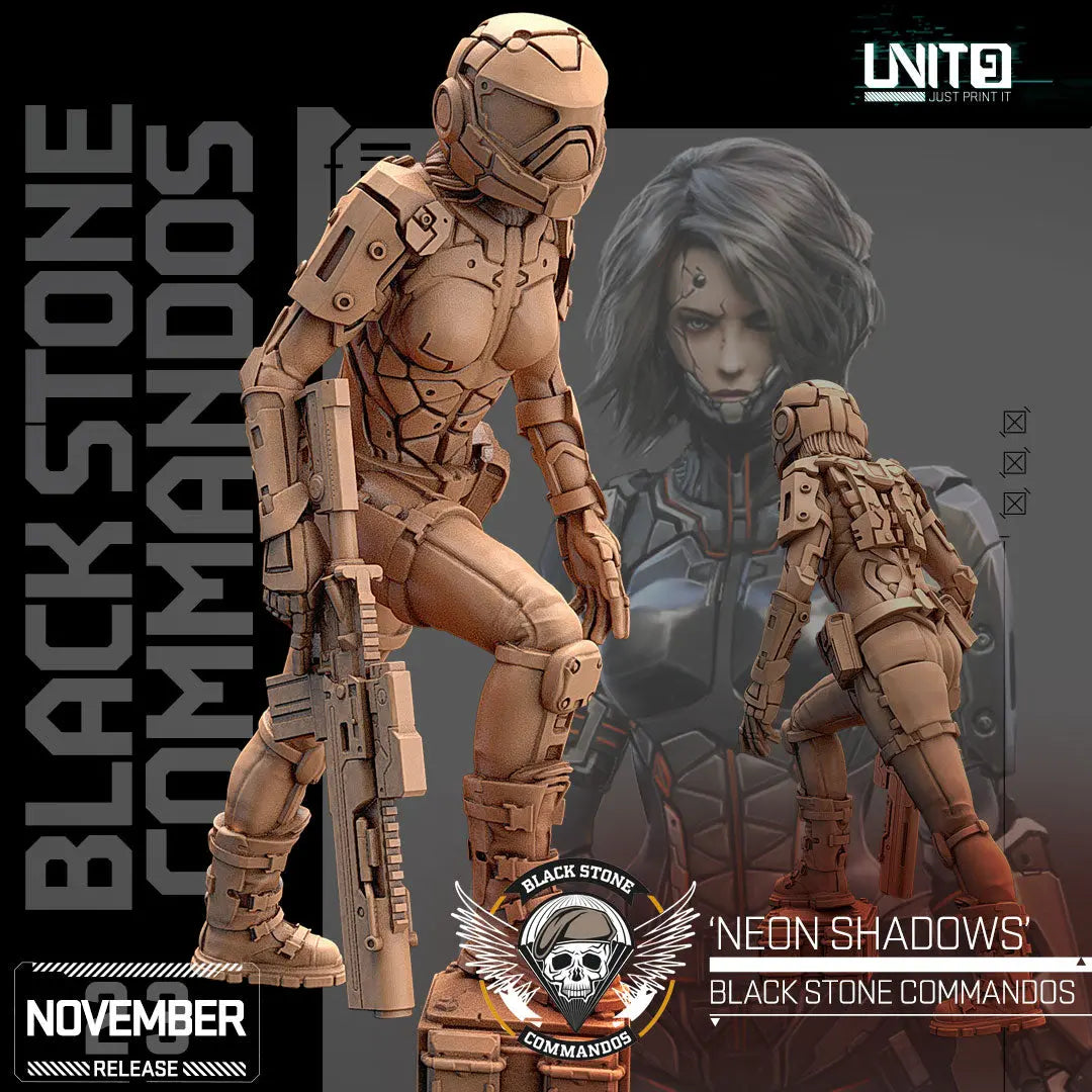 Neon Shadows v1  - Black Stone Commandos Unit 9