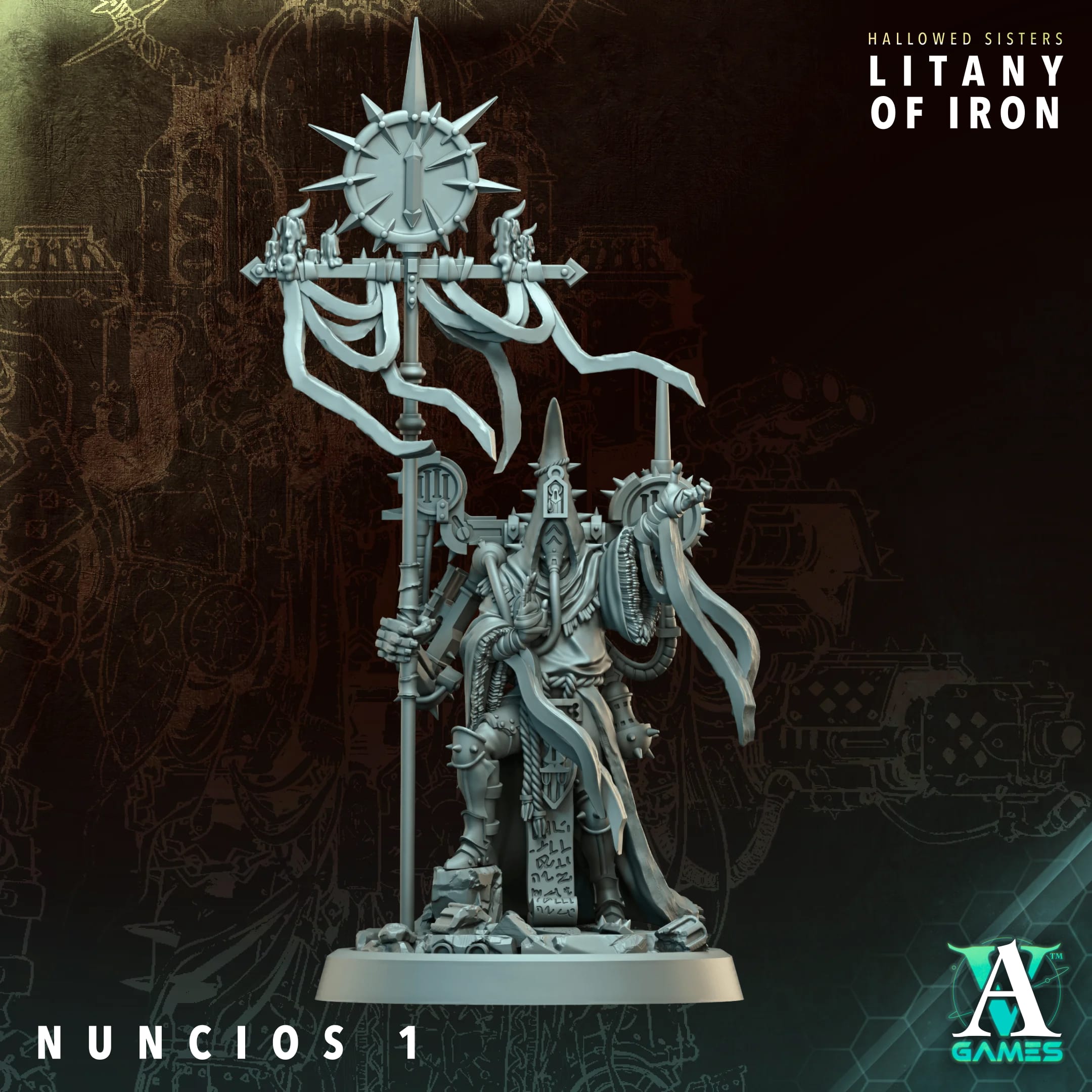 Nuncios (3) - Astral Crusaders & Hallowed Sisters Archvillain Games
