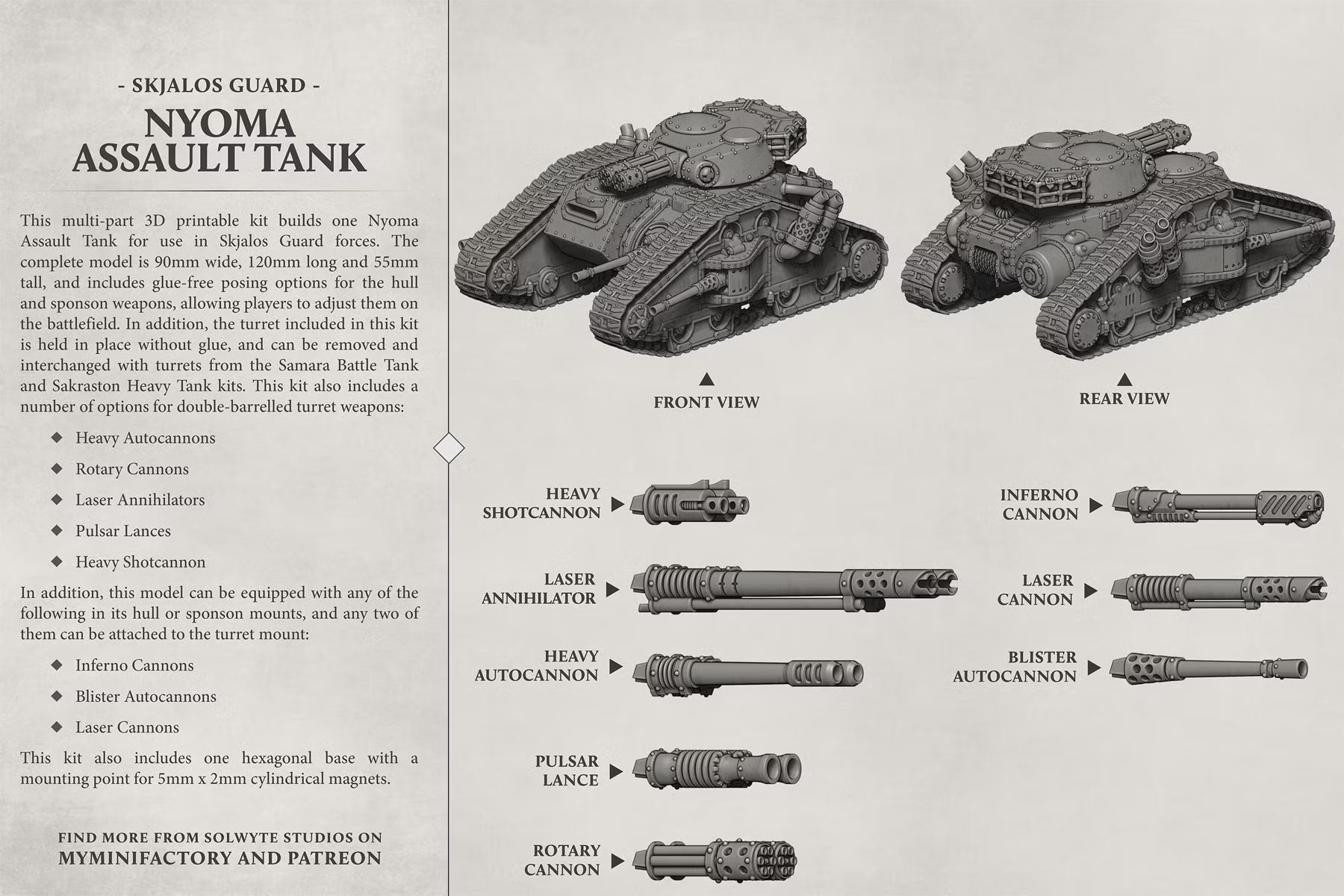 Nyoma Assault Tank - The Promised Land Solwyte Studios