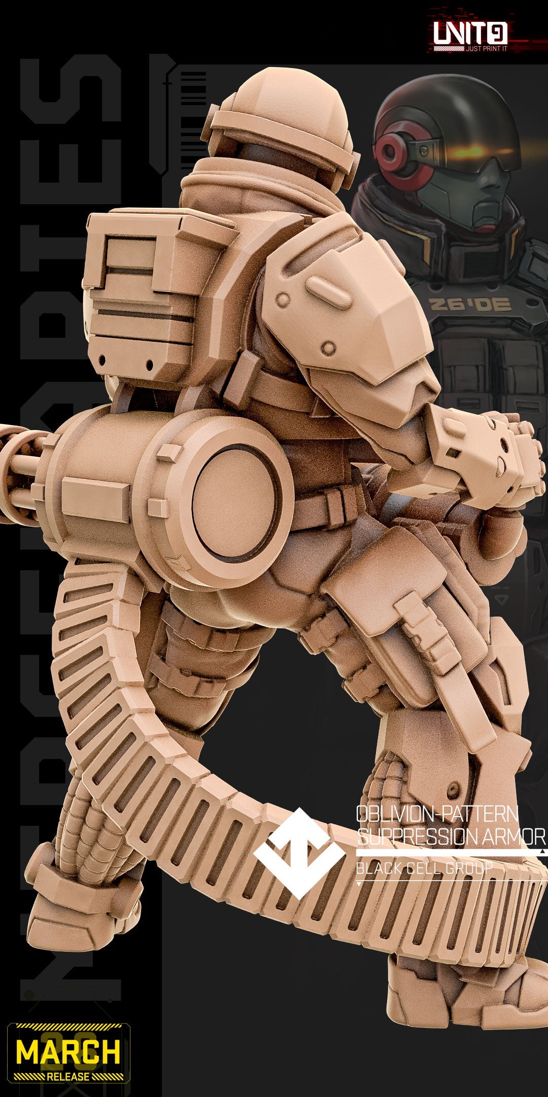 Oblivion Pattern Supression Armor v3 - Black Cell Group [MARCH 26] Unit 9