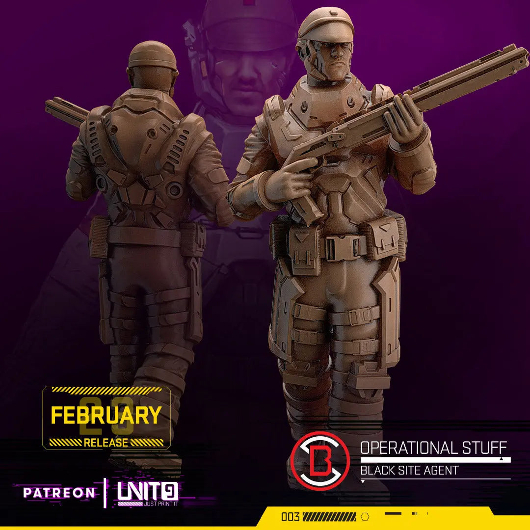 Operational Stuff Operational Stuff 2 - Black Site Agents - Available at Laserforge