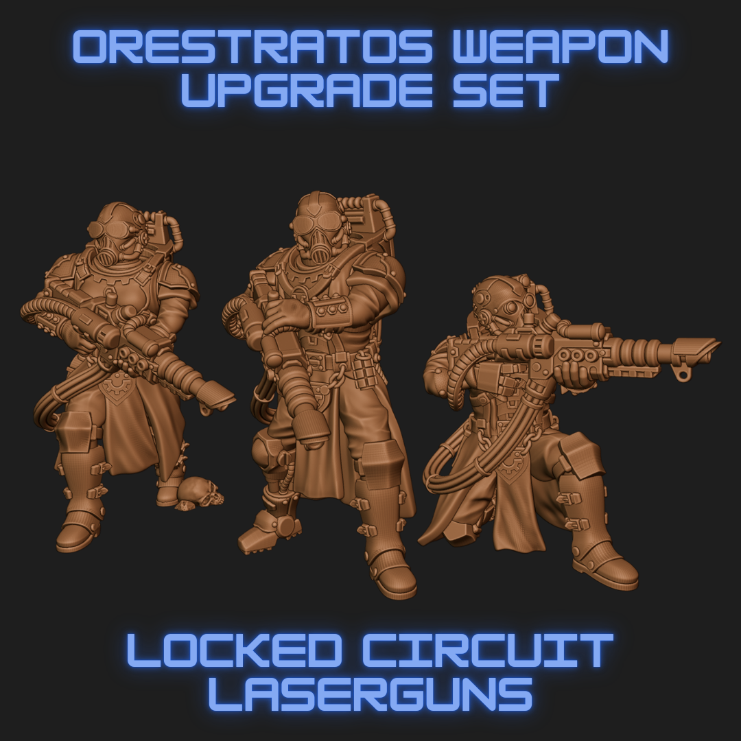 Orestratos Militia - Locked Circuit Laser Upgrade kit Realm of Gears