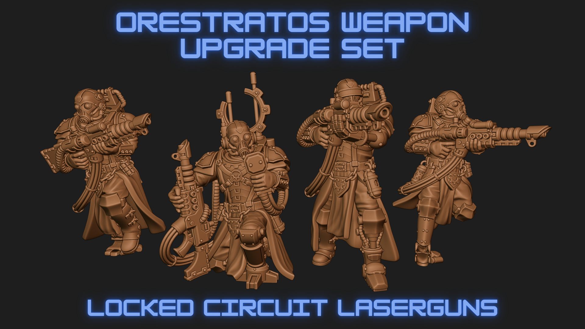 Orestratos Militia - Locked Circuit Laser Upgrade kit Realm of Gears