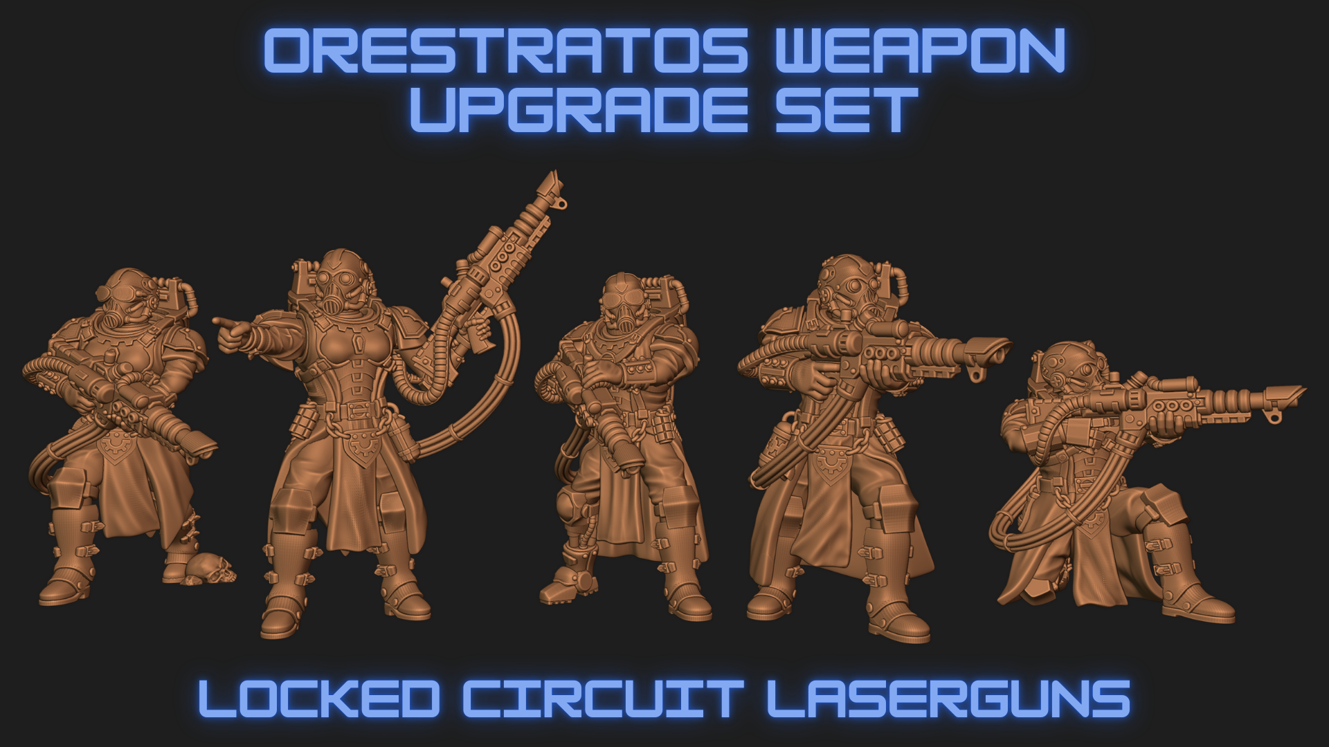 Orestratos Militia - Locked Circuit Laser Upgrade kit Realm of Gears