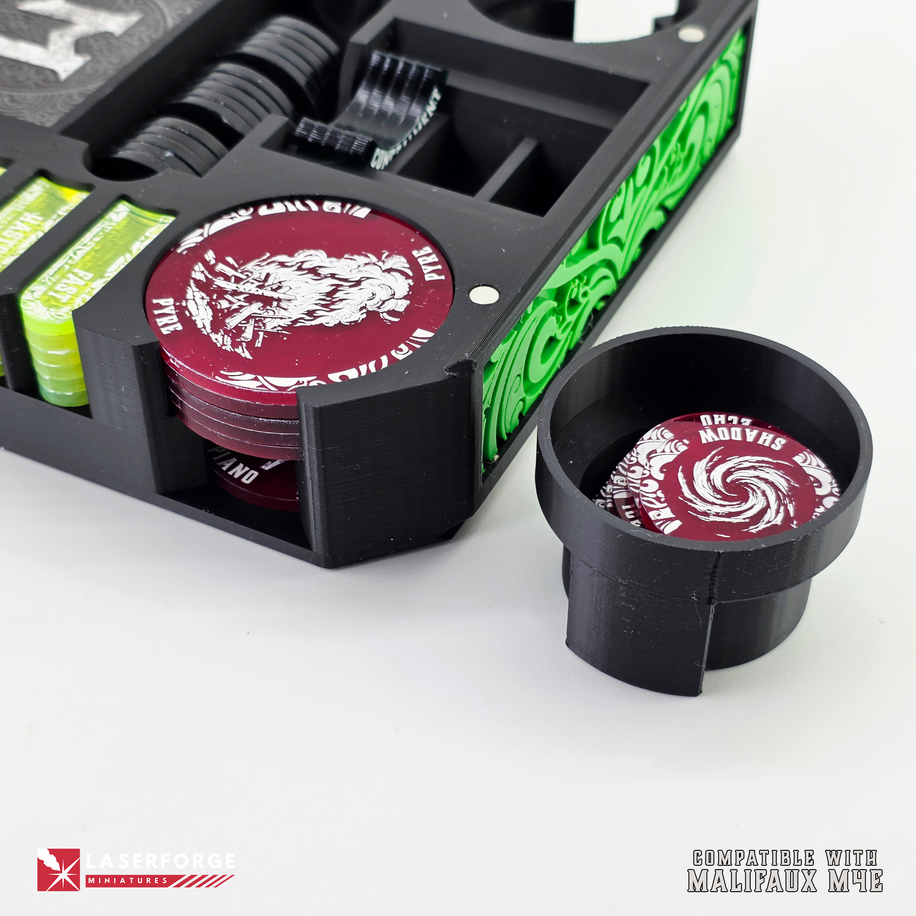 "Pandora's Box" - The Ultimate Malifaux Token Storage Box Laserforge Miniatures