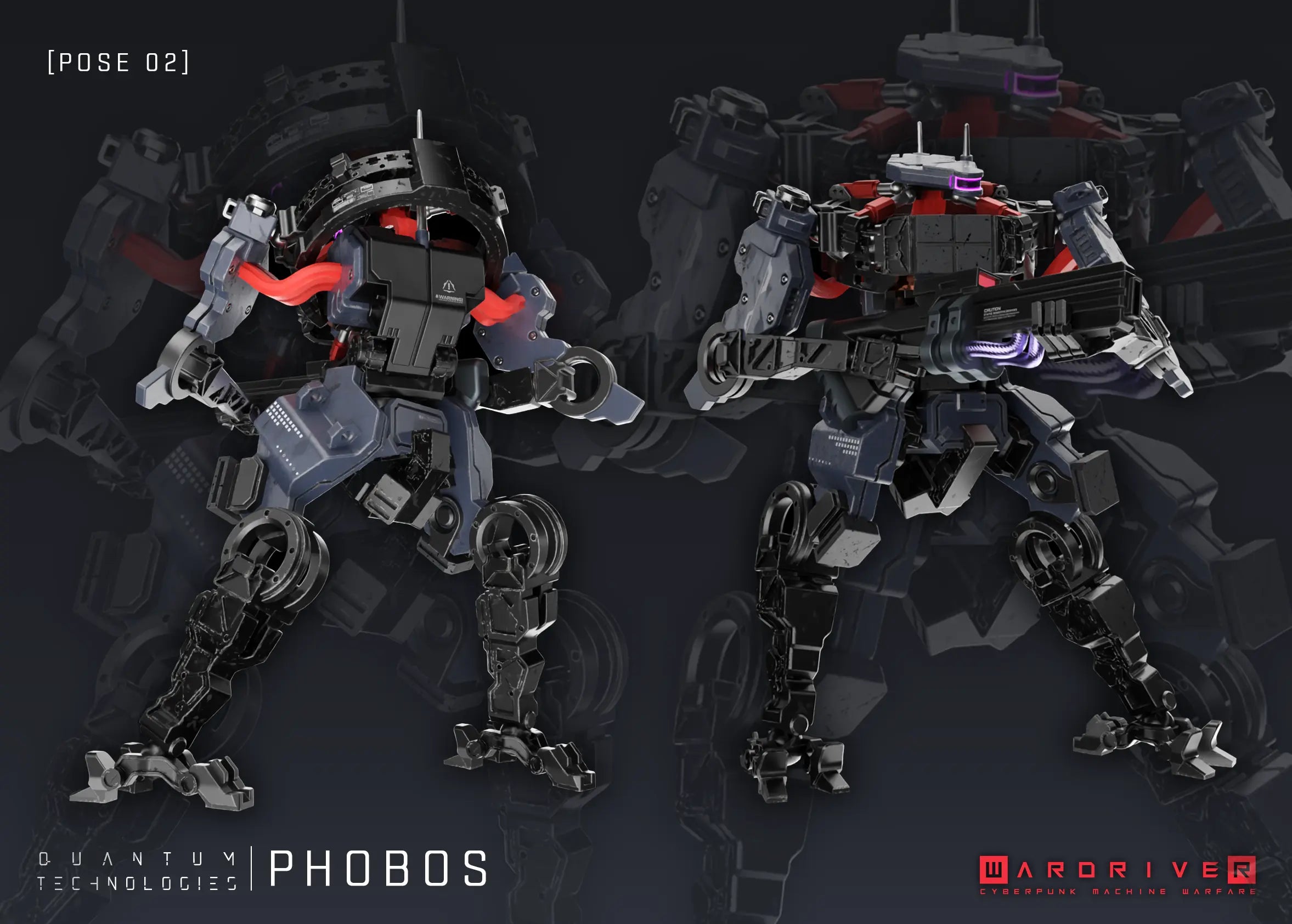 Phobos Heavy Scout Unit - QuanTech Laserforge Miniatures