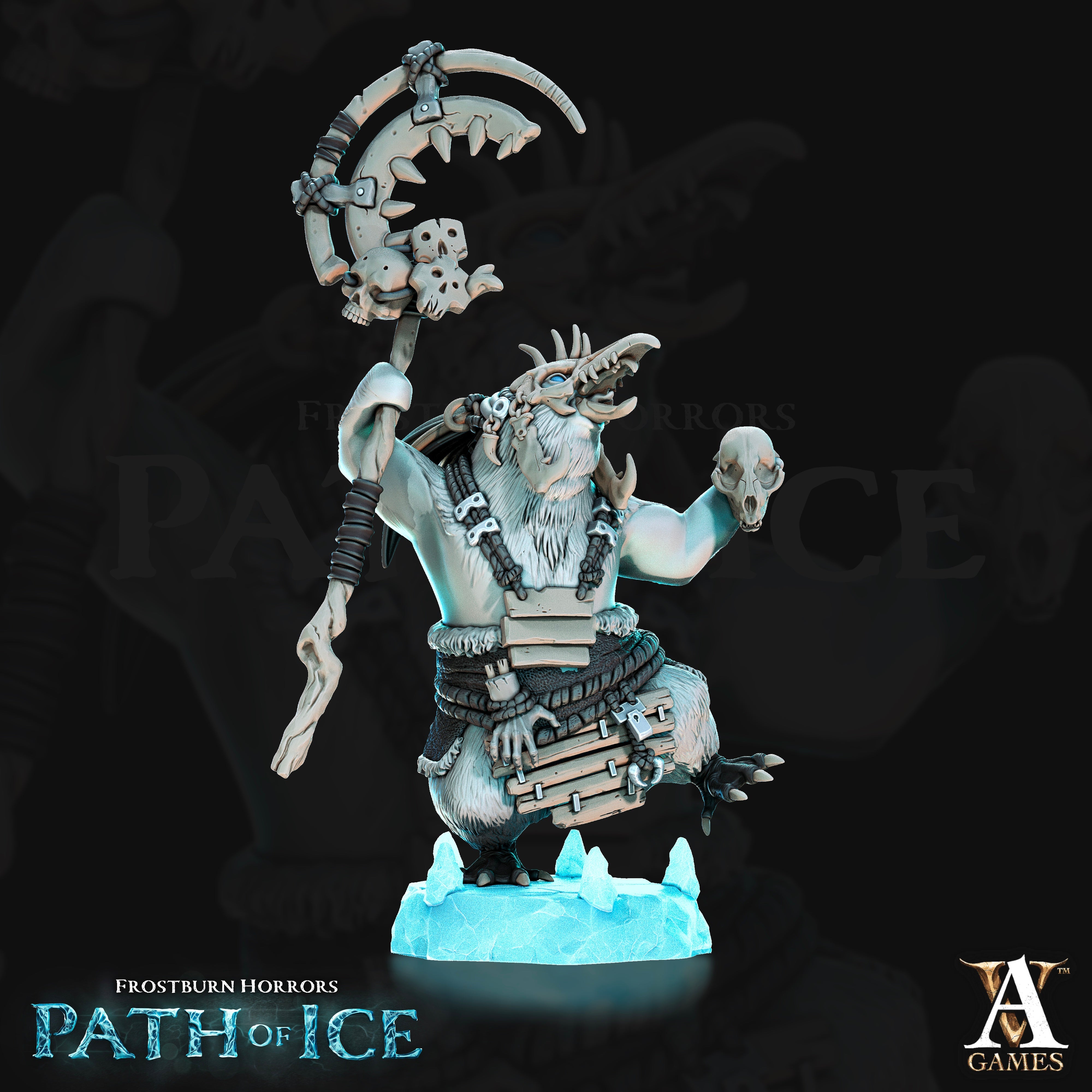 Pingvi Scouts squad (4) - Frosthowl Horde Archvillain Games